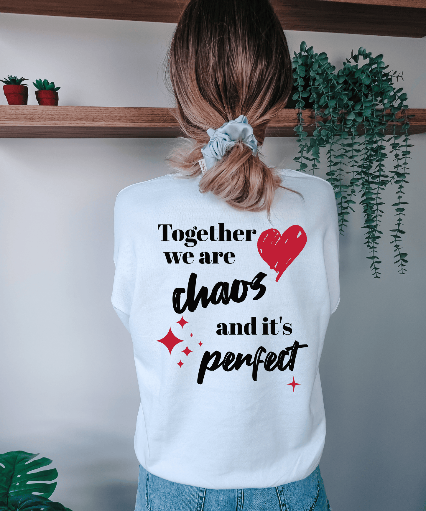 Together We Are Chaos Crewneck Sweatshirt, Aesthetic Sweatshirt, Trendy Sweatshirts, Oversized Sweatshirt