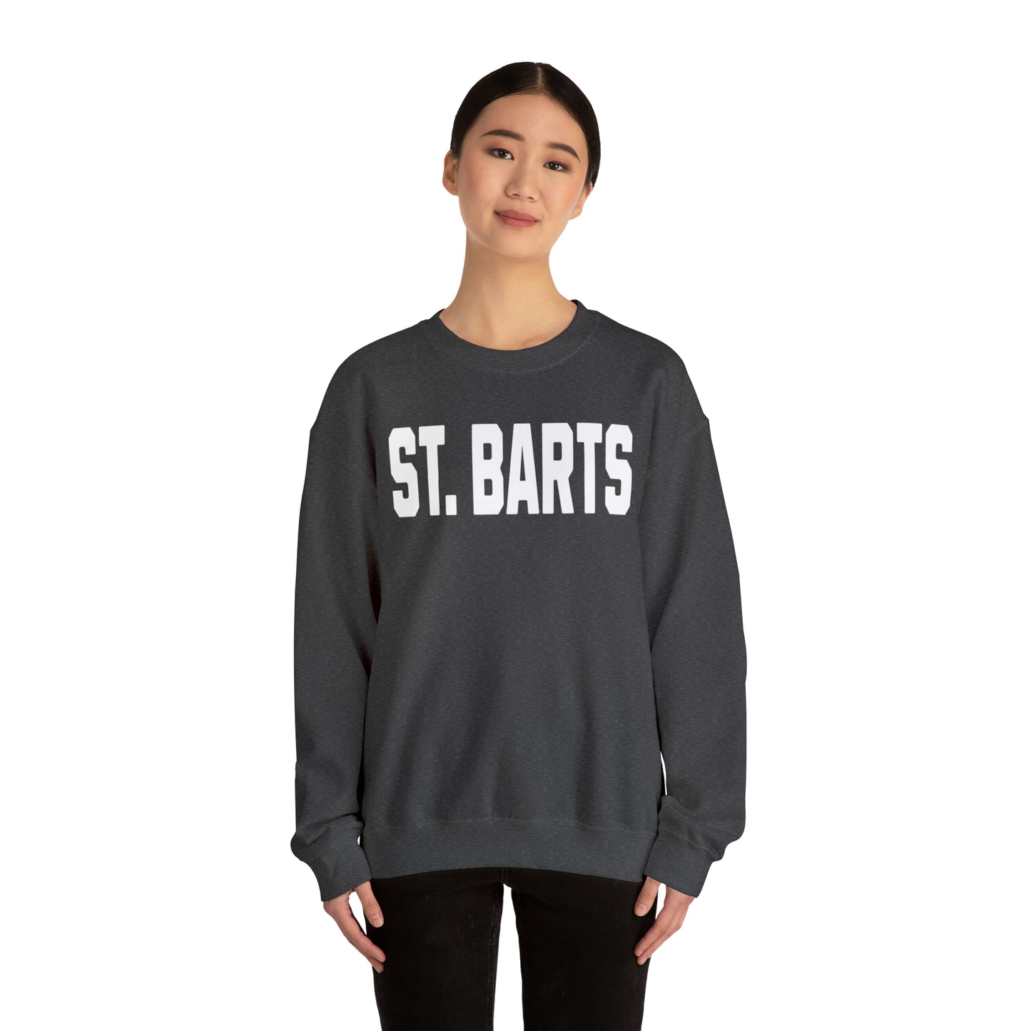 ST. BARTS Sweatshirt, College Sweatshirt, University Crewneck, Oversized Sweatshirt, Trendy Aesthetic Sweatshirt, VSCO Sweatshirt