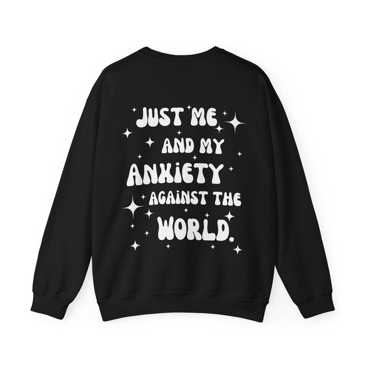 Me and My Anxiety Crewneck, Mental Health Sweatshirt, Self-Care Gift for Friend, Therapy Shirt, Trendy Aesthetic VSCO Oversized Clothing