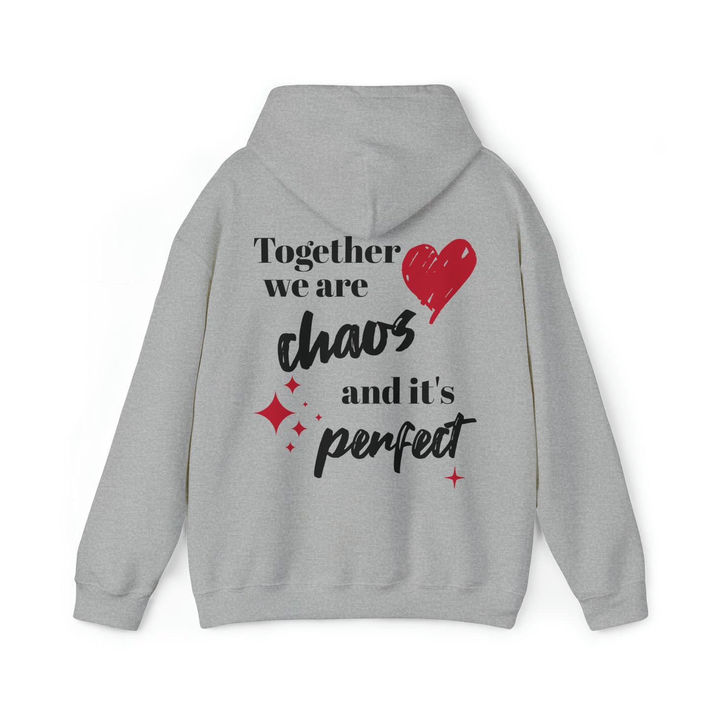 Together We Are Chaos Hoodie, Aesthetic Hoodies, Trendy Oversized Sweatshirts, Quote Sweatshirt