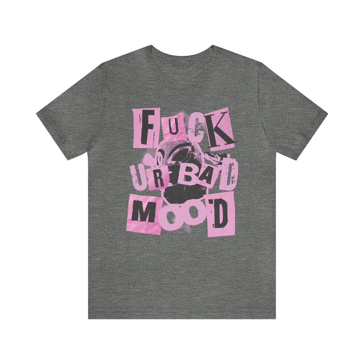 Eff Your Bad Mood Shirt, Funny Graphic Shirt, Mental Health Happiness Tee, Aesthetic Trendy Oversized Shirt, VSCO Tik Tok Gift