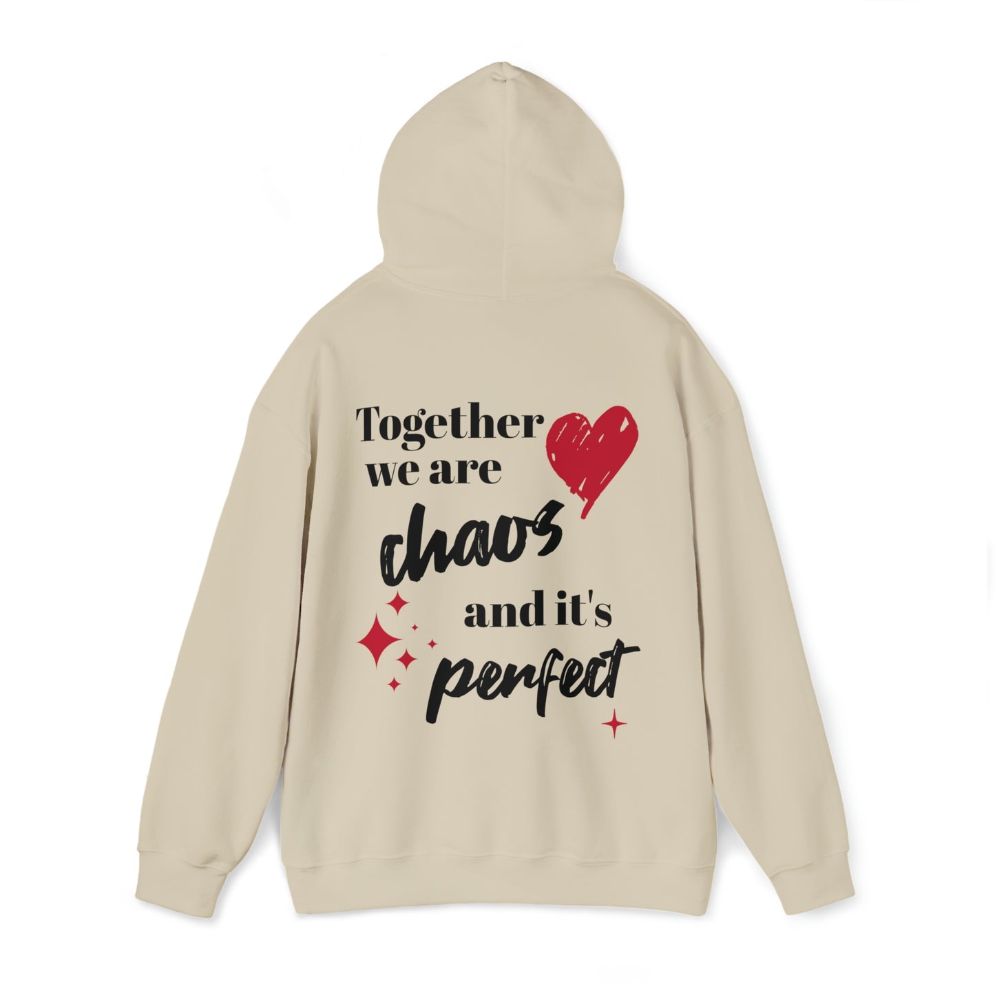 Together We Are Chaos Hoodie, Aesthetic Hoodies, Trendy Oversized Sweatshirts, Quote Sweatshirt