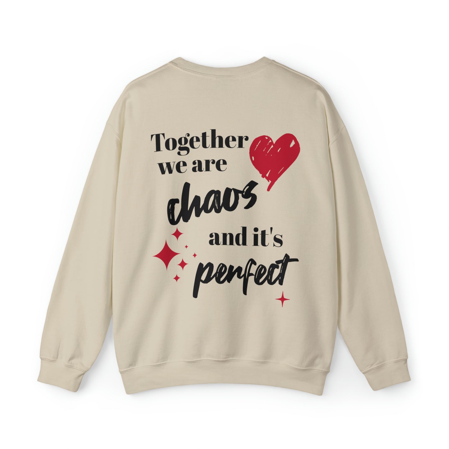 Together We Are Chaos Crewneck Sweatshirt, Aesthetic Sweatshirt, Trendy Sweatshirts, Oversized Sweatshirt