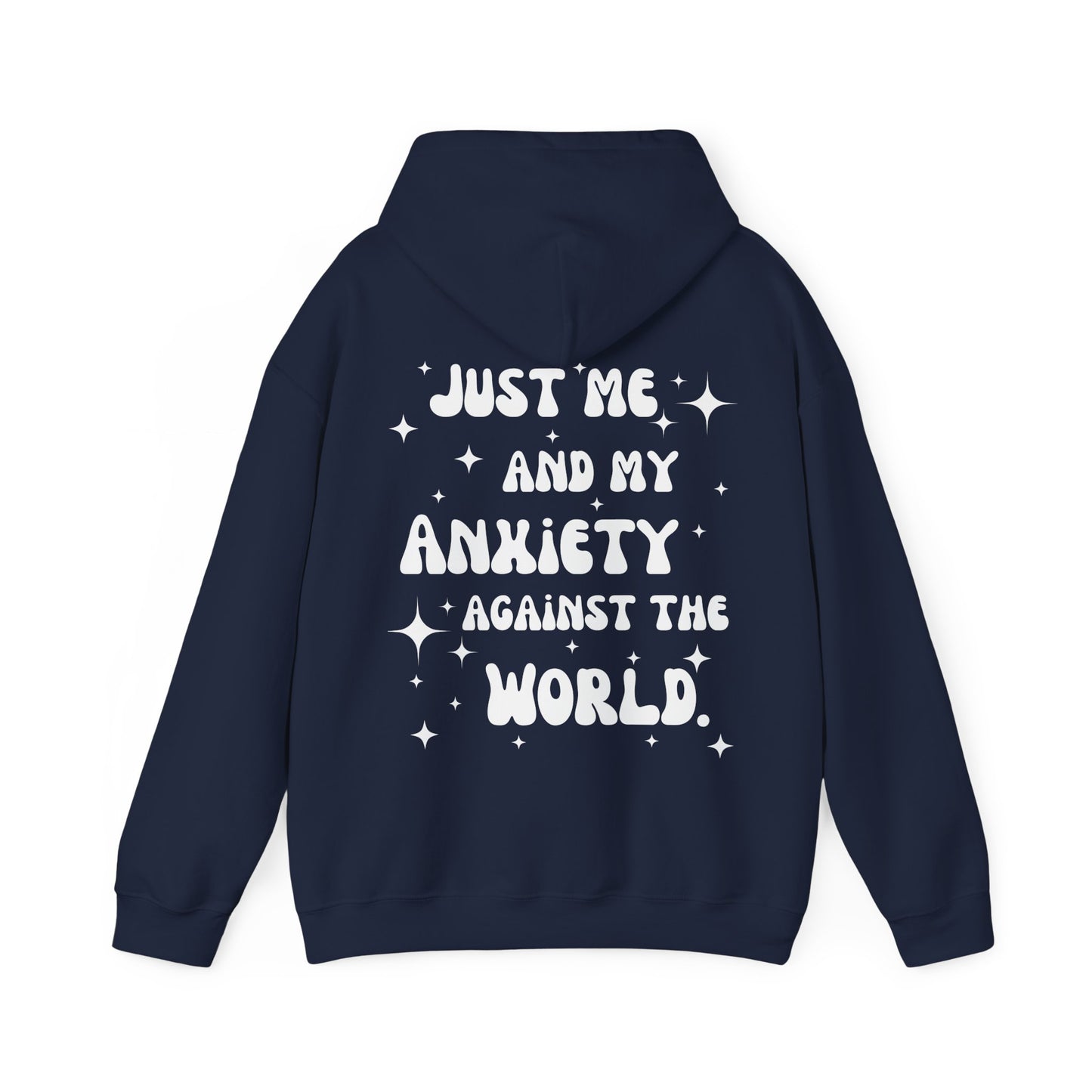 Me and My Anxiety Hoodie, Mental Health Sweatshirt, Self-Care Gift for Friend, VSCO Aesthetic Trendy Oversized, Therapist Shirt, Tik Tok