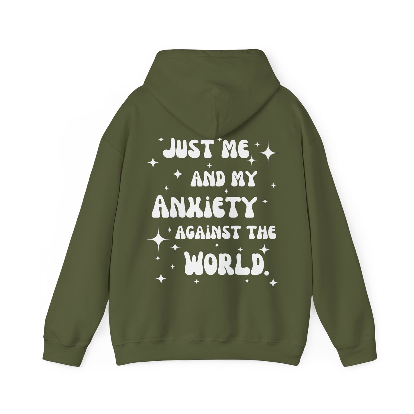 Me and My Anxiety Hoodie, Mental Health Sweatshirt, Self-Care Gift for Friend, VSCO Aesthetic Trendy Oversized, Therapist Shirt, Tik Tok