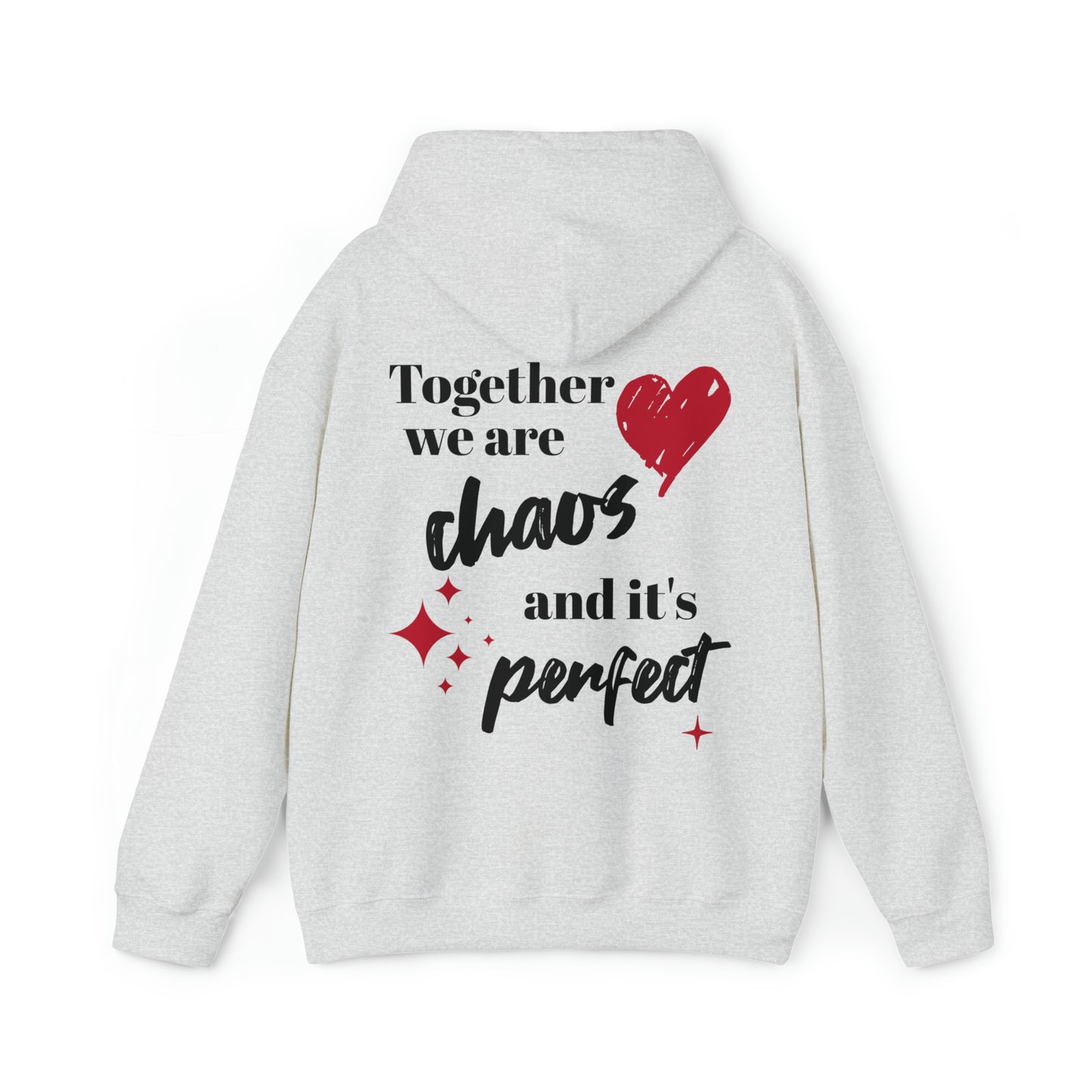 Together We Are Chaos Hoodie, Aesthetic Hoodies, Trendy Oversized Sweatshirts, Quote Sweatshirt