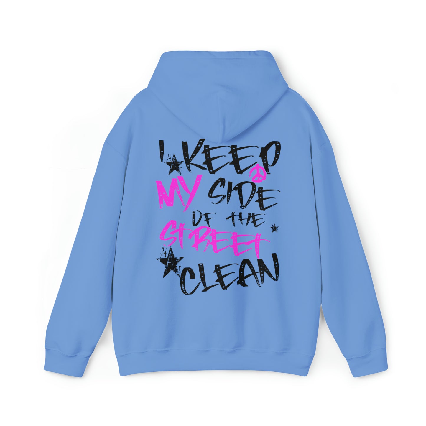 I Keep My Side of The Street Clean Hoodie, Trendy Oversized Sweatshirt, Aesthetic Hoodies, VSCO Sweatshirt, Trendy Hoodies, TikTok Hoodie