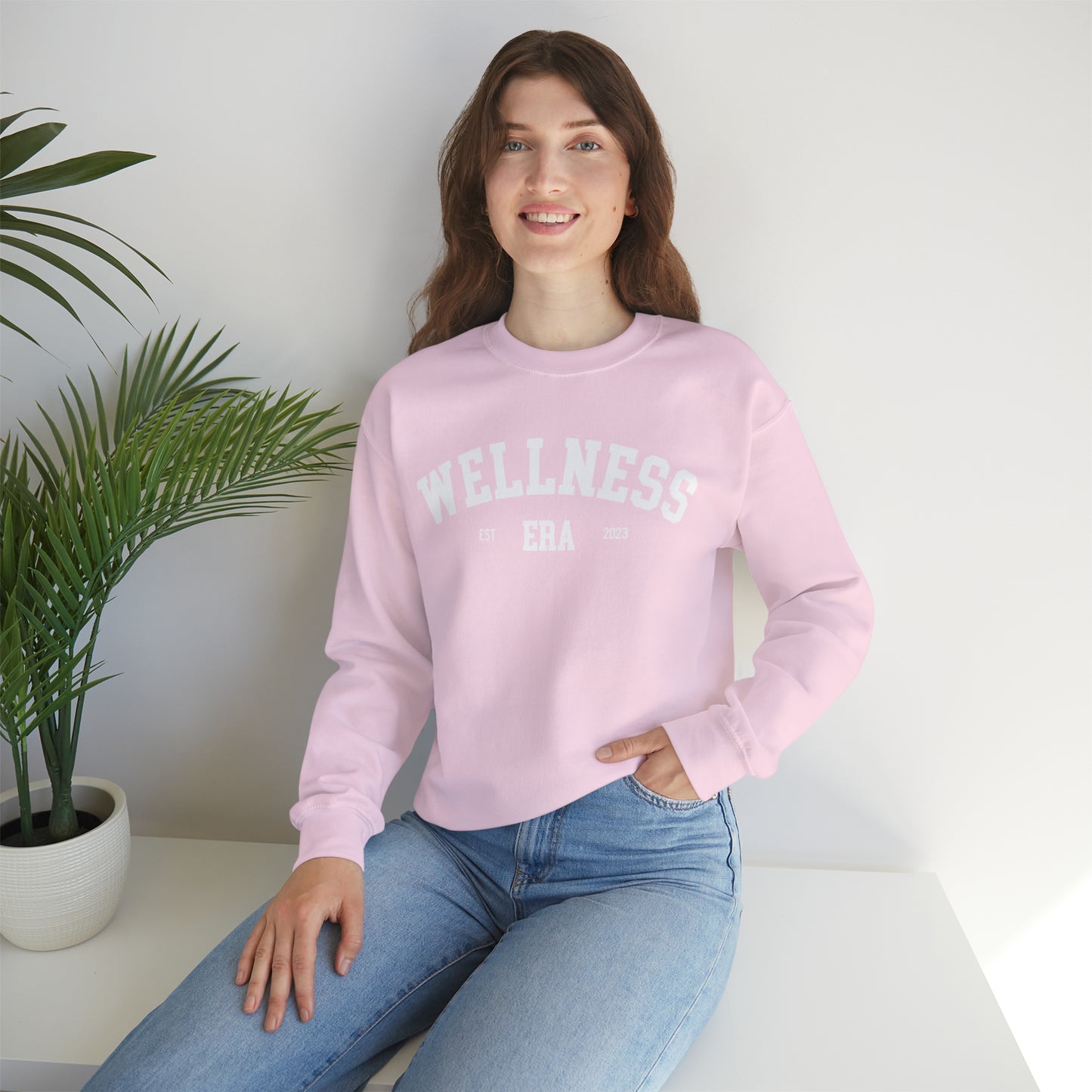 In My Wellness Era Crewneck Sweatshirt, Mental Health Sweatshirt, Collegiate Oversized Sweatshirt, Trendy Aesthetic Sweatshirt