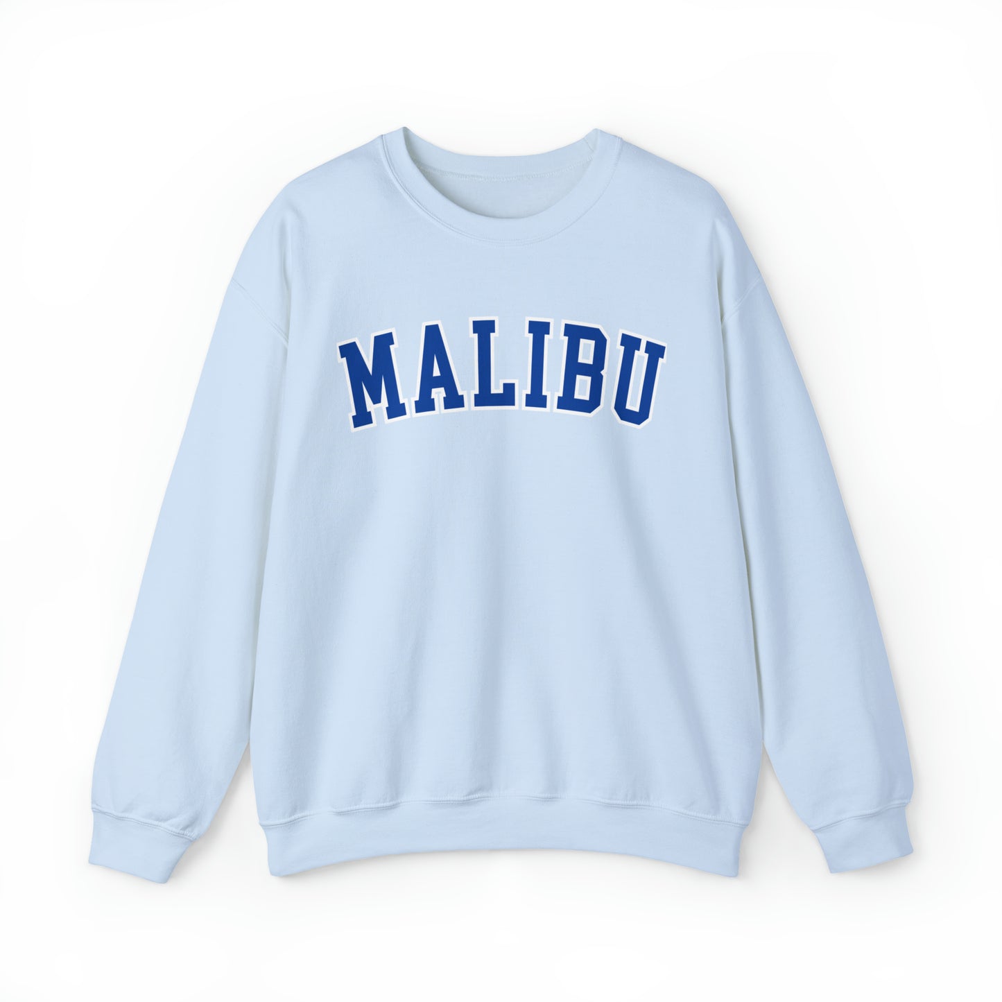 MALIBU Sweatshirt, College Sweatshirt, University Crewneck, Oversized Sweatshirt, Trendy Aesthetic Sweatshirt, VSCO Sweatshirt