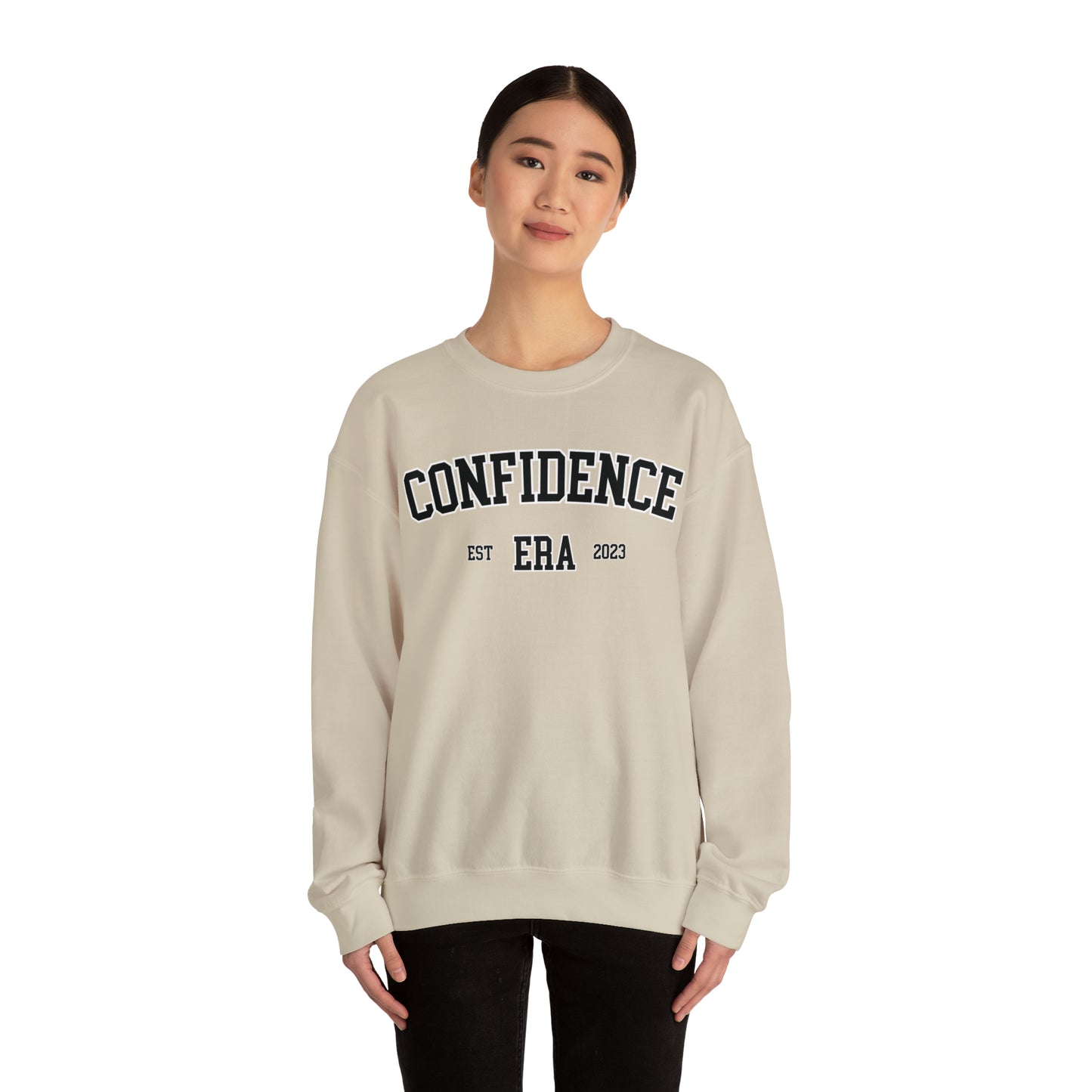 Inspiration Motivation College Sweatshirt, In My Confidence Era Aesthetic Trendy Sweatshirt, University Crewneck, Oversized Sweatshirt