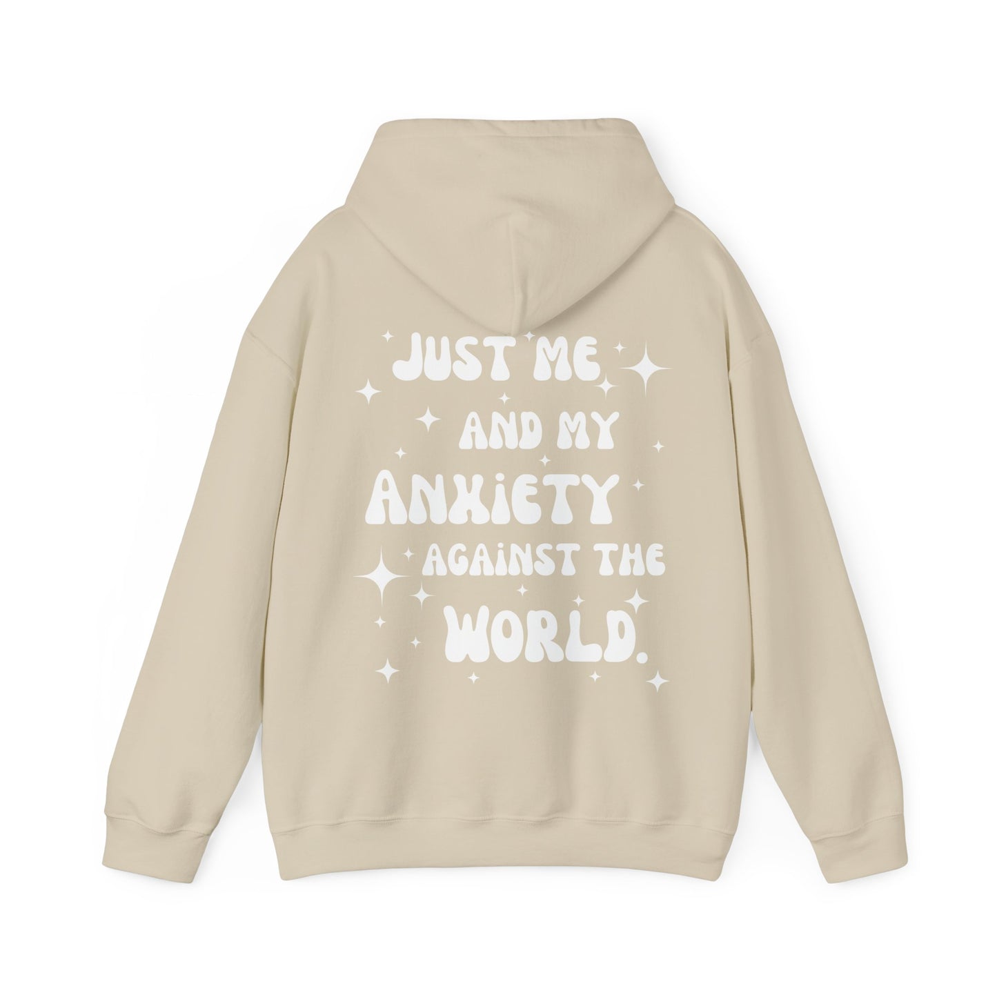 Me and My Anxiety Hoodie, Mental Health Sweatshirt, Self-Care Gift for Friend, VSCO Aesthetic Trendy Oversized, Therapist Shirt, Tik Tok