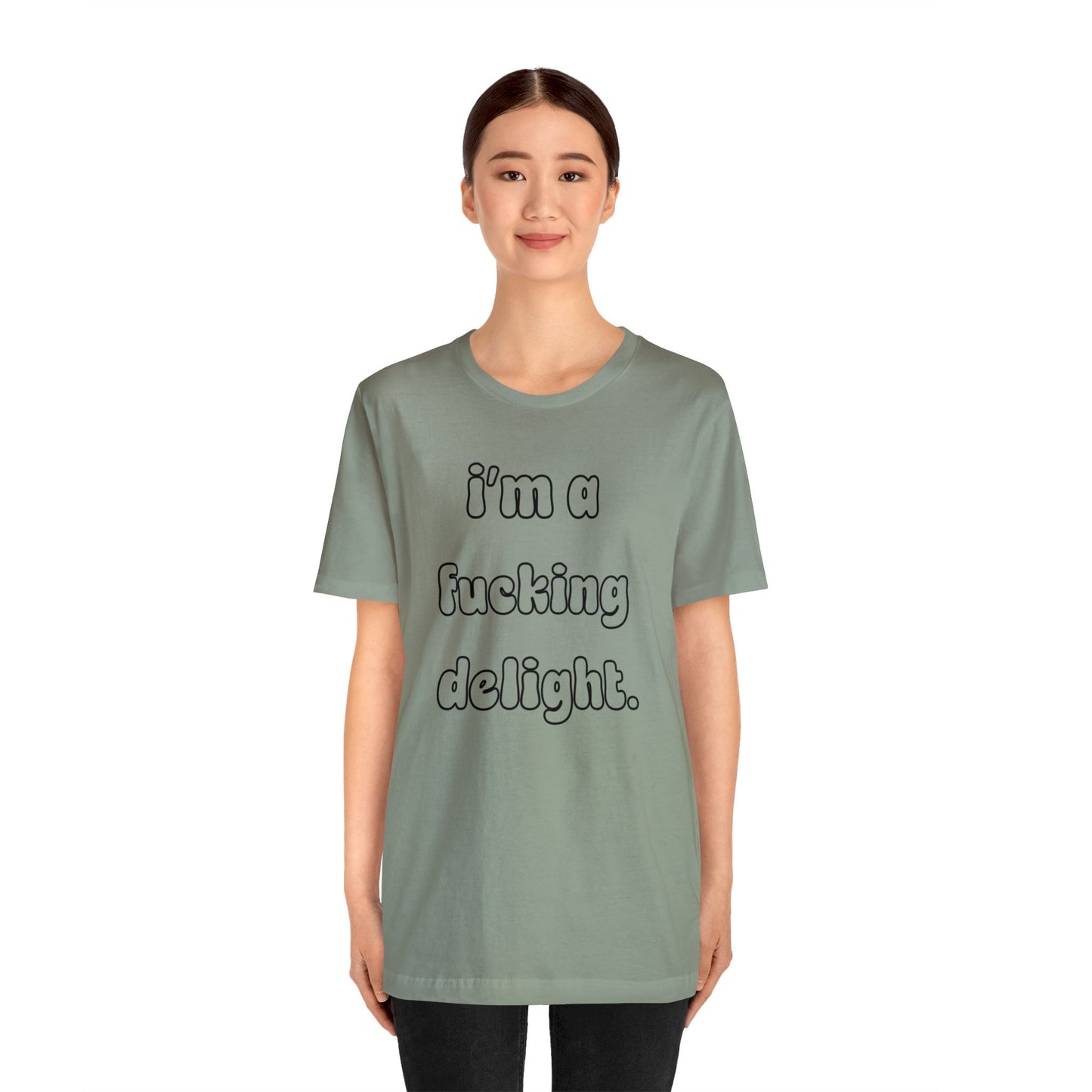 I'm A Delight Tshirt, Aesthetic Trendy Oversized Shirt