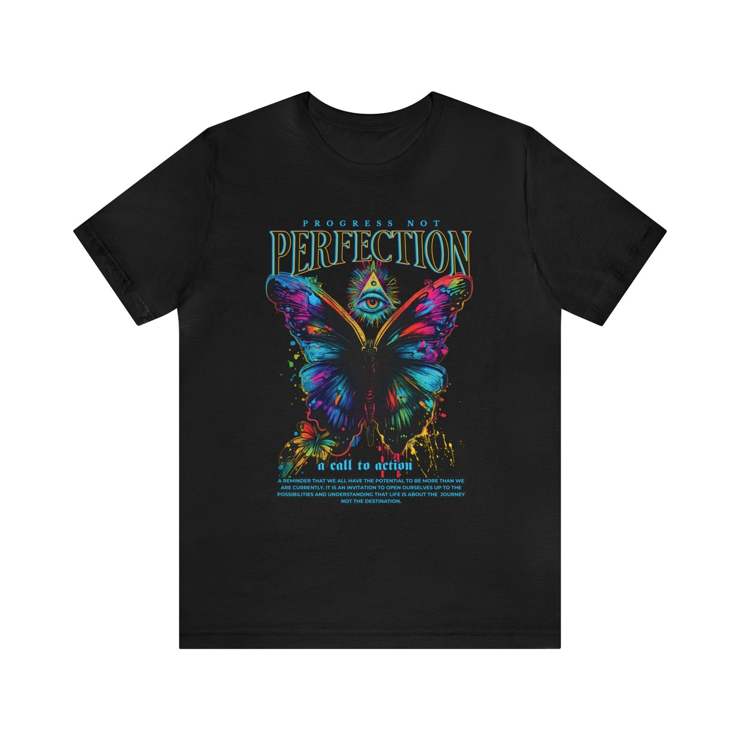 Positive Affirmation Shirt, Progress Not Perfection Graphic ShirtAesthetics Gift, Mental Health, Trendy Oversized Shirt, VSCO Tik Tok Gift