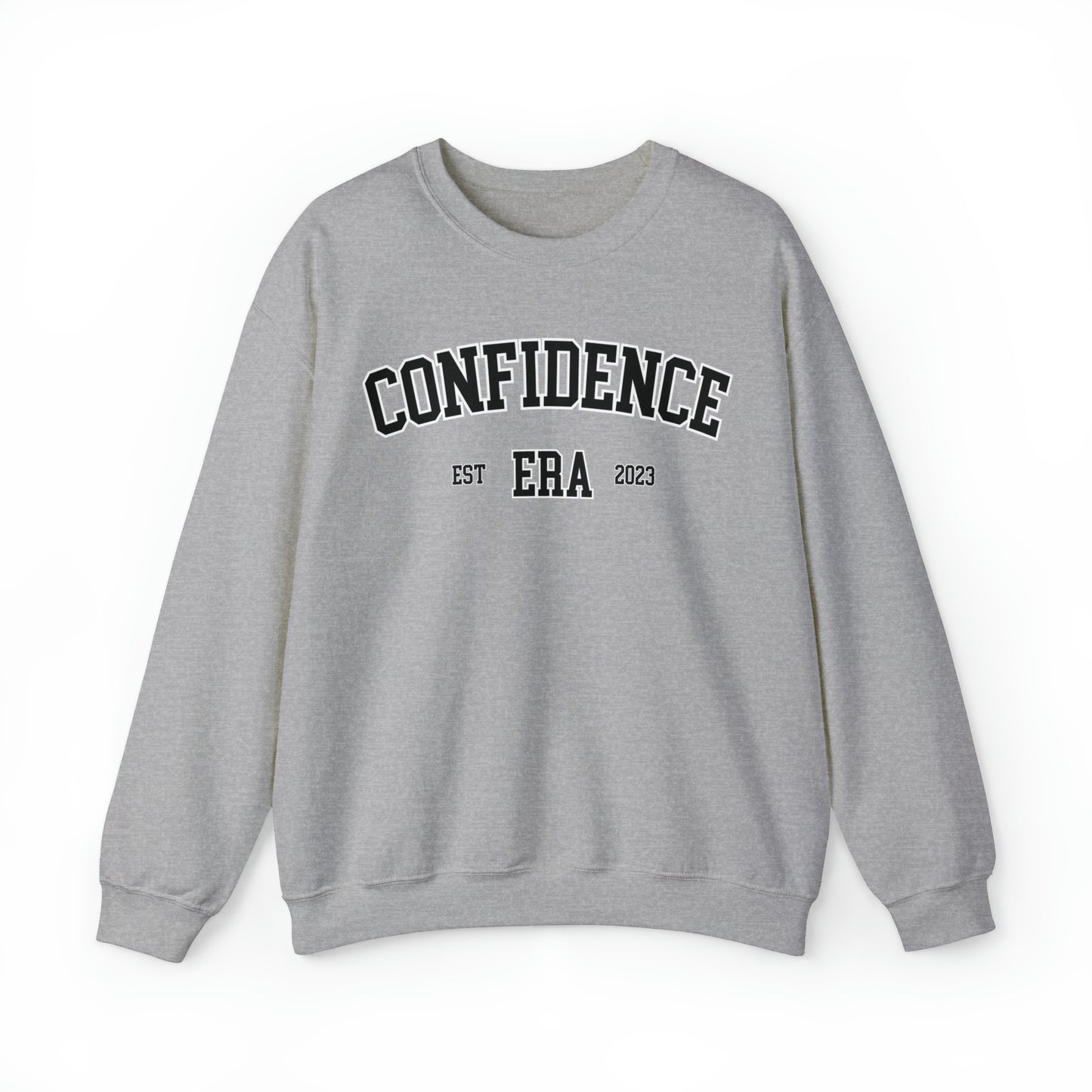 Inspiration Motivation College Sweatshirt, In My Confidence Era Aesthetic Trendy Sweatshirt, University Crewneck, Oversized Sweatshirt