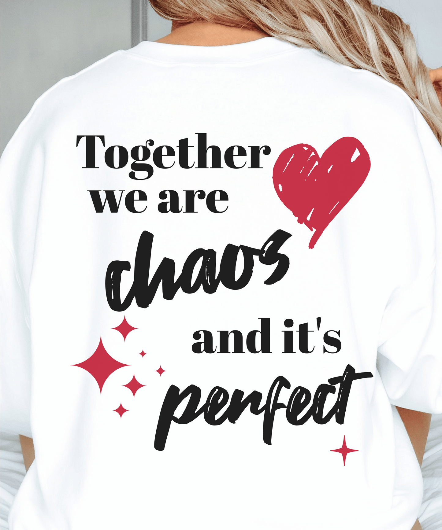 Together We Are Chaos Shirt, Oversized TShirt, Trendy Aesthetic Tee, Quote Shirts