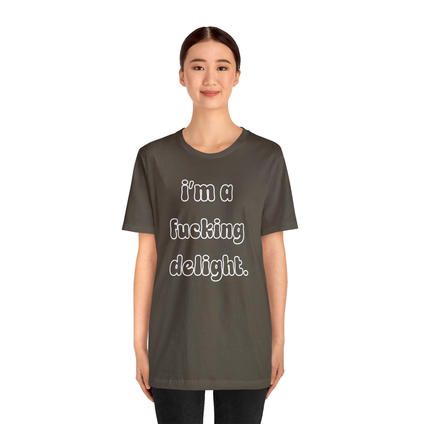 I'm A Delight Tshirt, Aesthetic Trendy Oversized Shirt