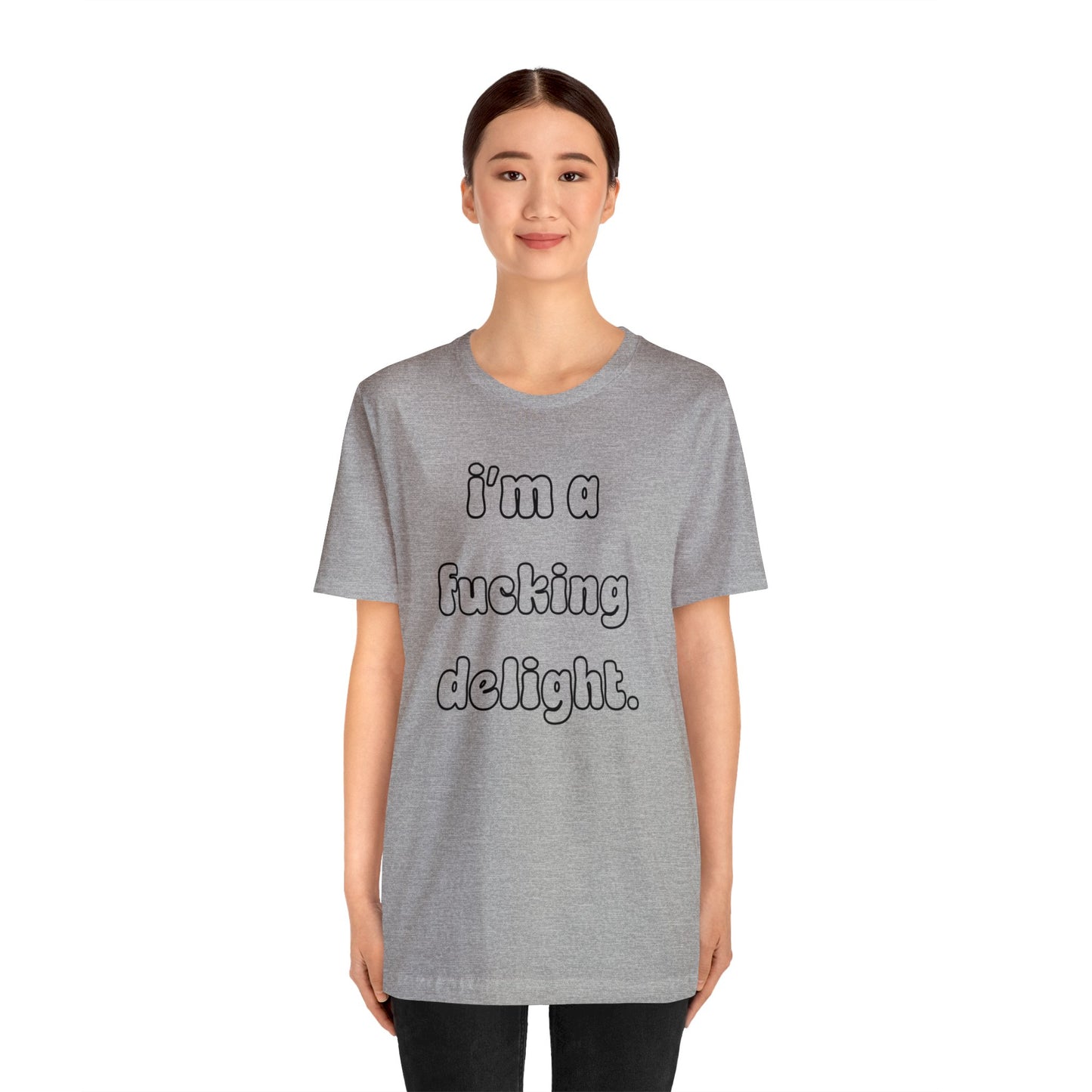 I'm A Delight Tshirt, Aesthetic Trendy Oversized Shirt