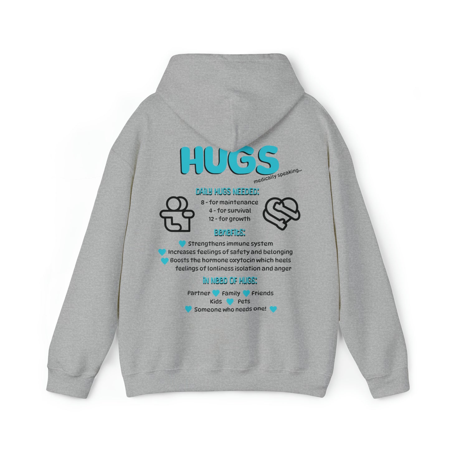 Mental Health Hugs Hoodie, VSCO Love Sweatshirt, Aesthetic Trendy Oversized Hoodies, Mental Health Matters Sweatshirt, Tik Tok Hoodie Gift