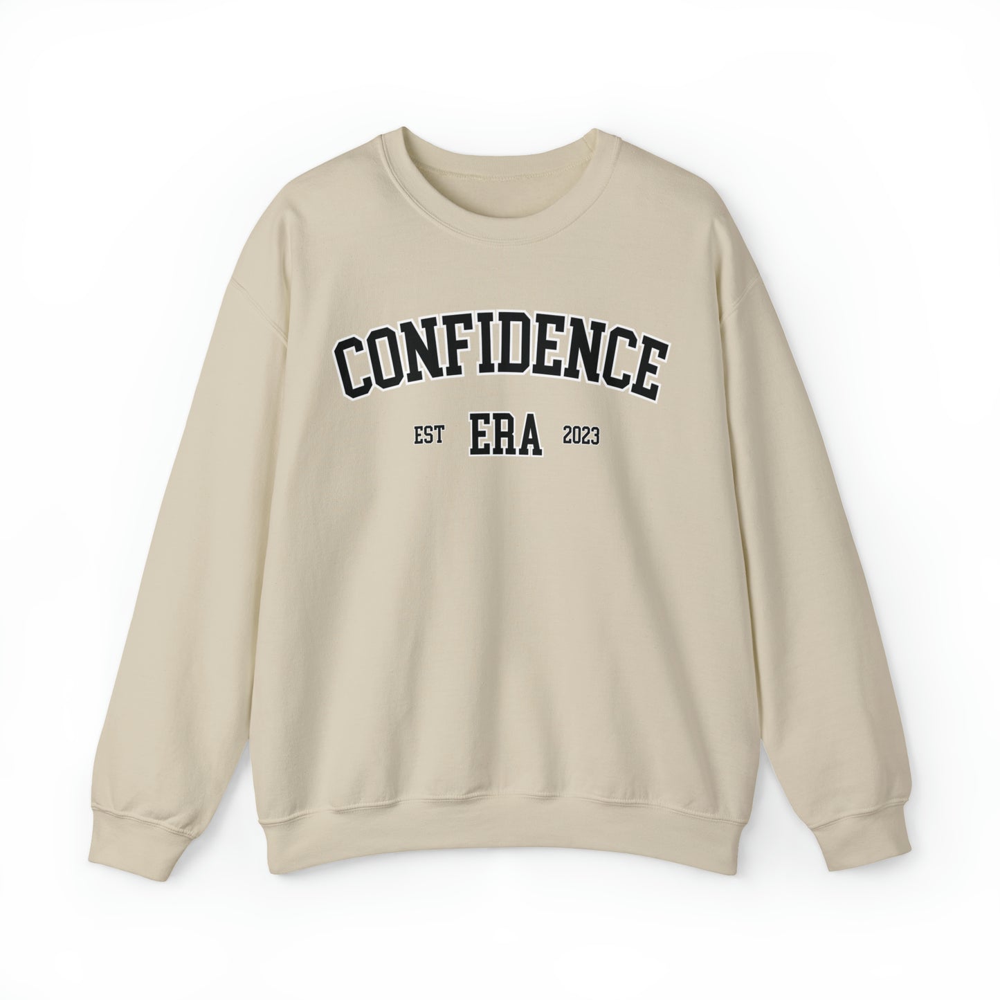 Inspiration Motivation College Sweatshirt, In My Confidence Era Aesthetic Trendy Sweatshirt, University Crewneck, Oversized Sweatshirt