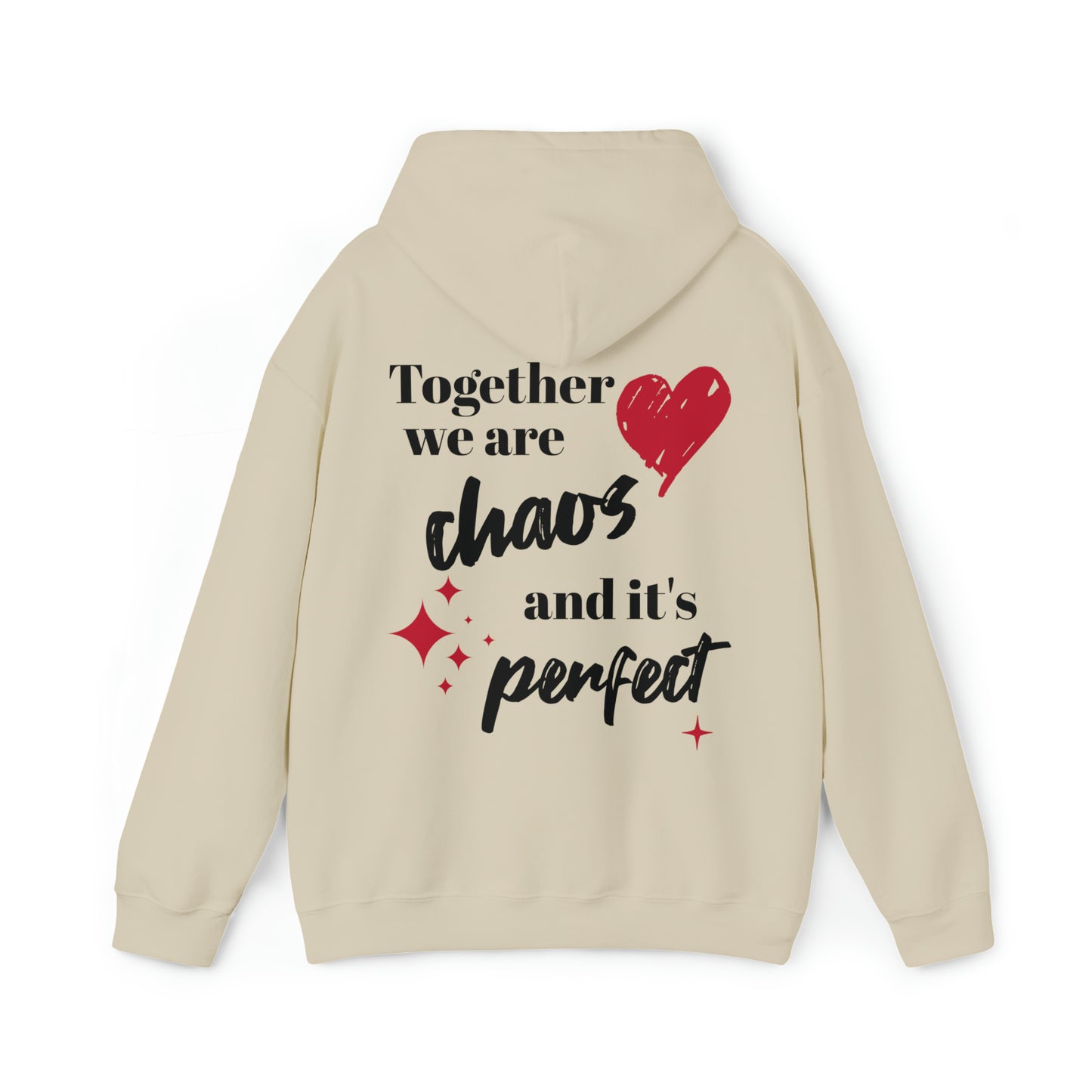 Together We Are Chaos Hoodie, Aesthetic Hoodies, Trendy Oversized Sweatshirts, Quote Sweatshirt