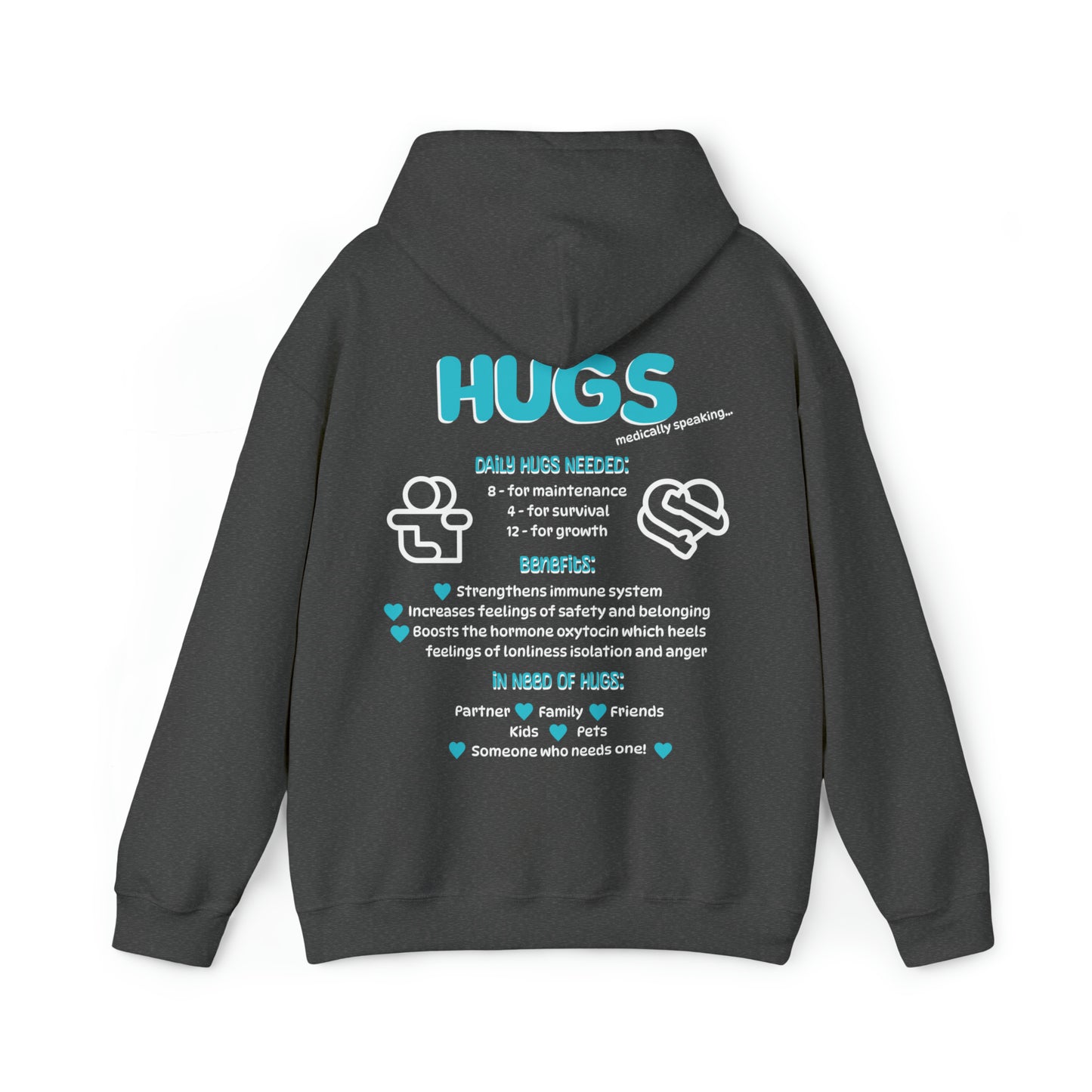 Mental Health Hugs Hoodie, VSCO Love Sweatshirt, Aesthetic Trendy Oversized Hoodies, Mental Health Matters Sweatshirt, Tik Tok Hoodie Gift