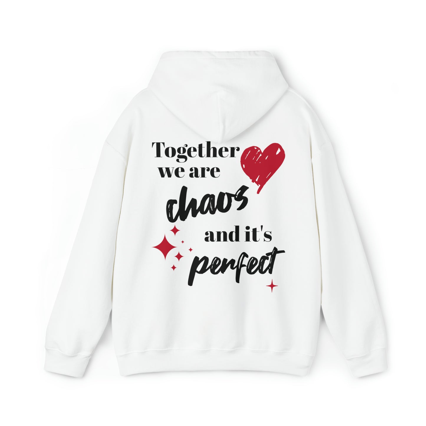 Together We Are Chaos Hoodie, Aesthetic Hoodies, Trendy Oversized Sweatshirts, Quote Sweatshirt