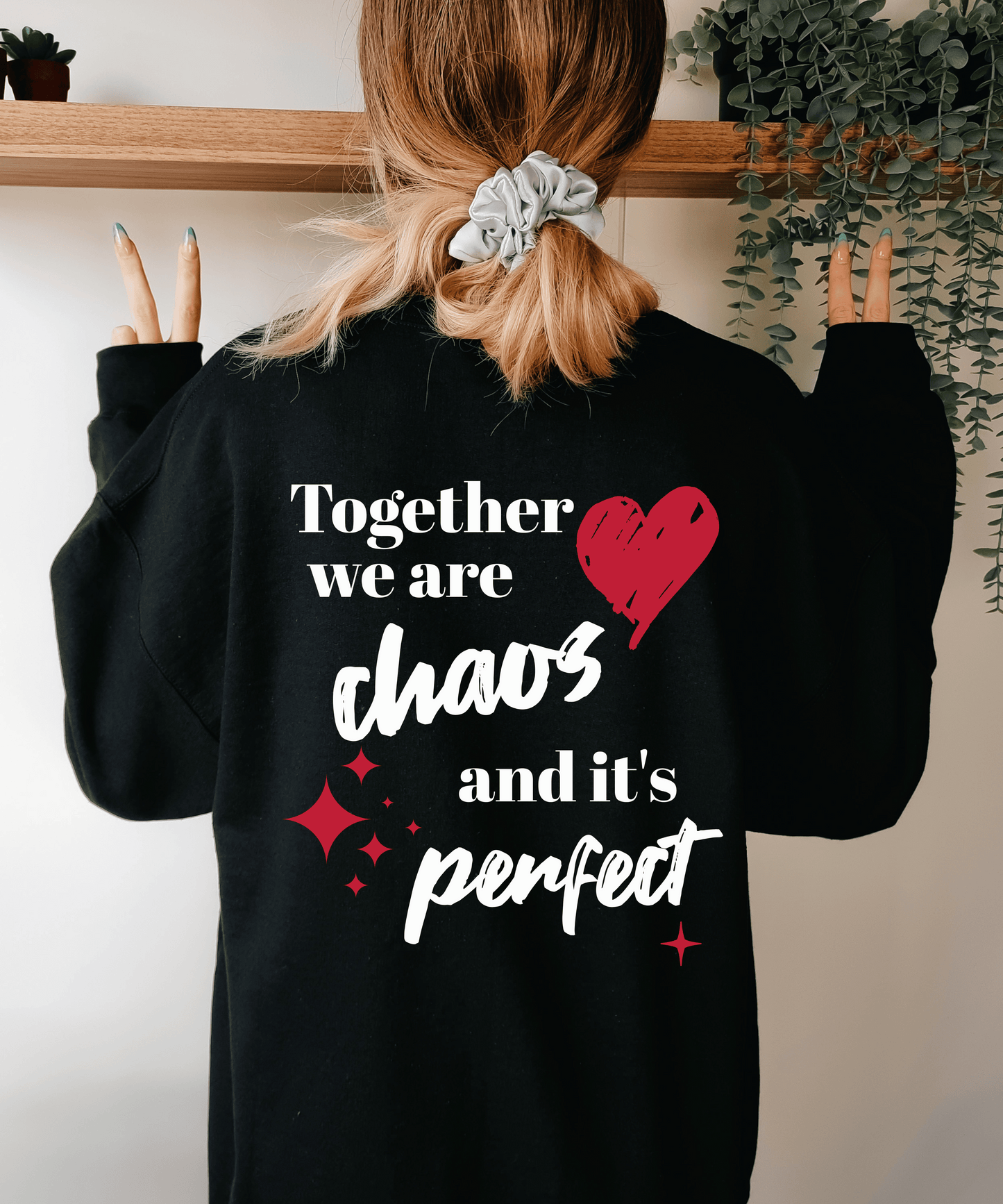 Together We Are Chaos Crewneck Sweatshirt, Aesthetic Sweatshirt, Trendy Sweatshirts, Oversized Sweatshirt