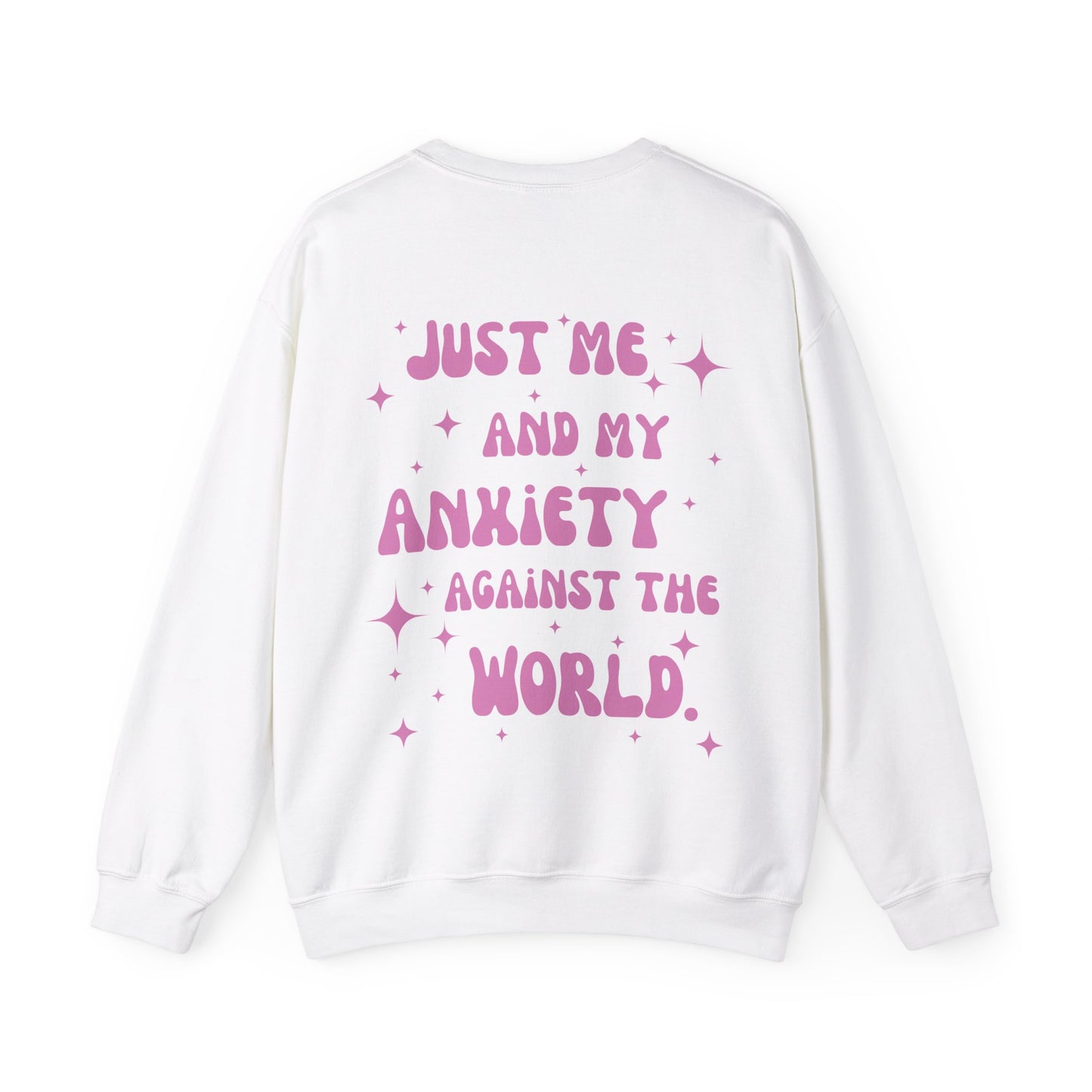 Me and My Anxiety Crewneck, Mental Health Sweatshirt, Self-Care Gift for Friend, Therapy Shirt, Trendy Aesthetic VSCO Oversized Clothing