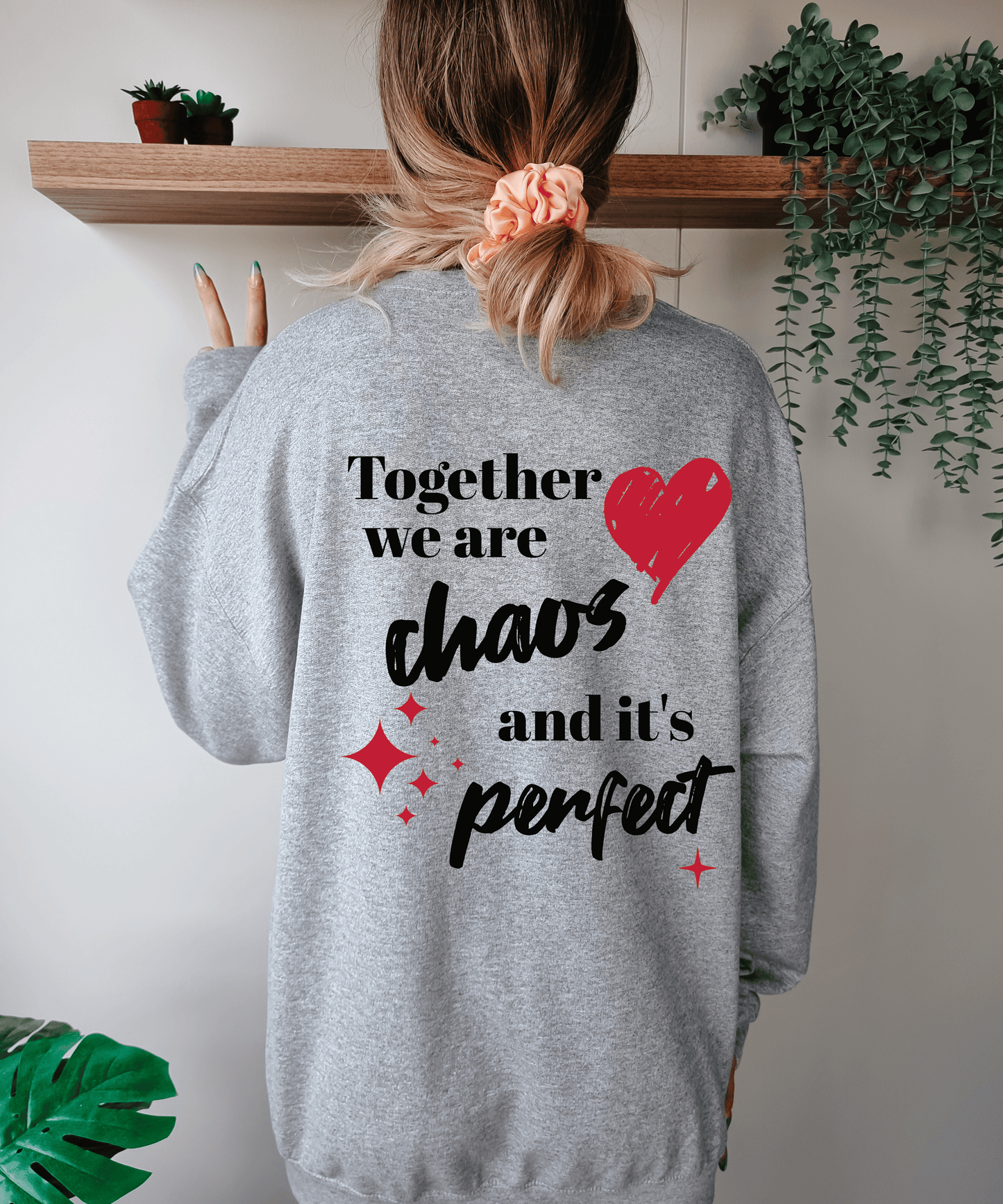 Together We Are Chaos Crewneck Sweatshirt, Aesthetic Sweatshirt, Trendy Sweatshirts, Oversized Sweatshirt