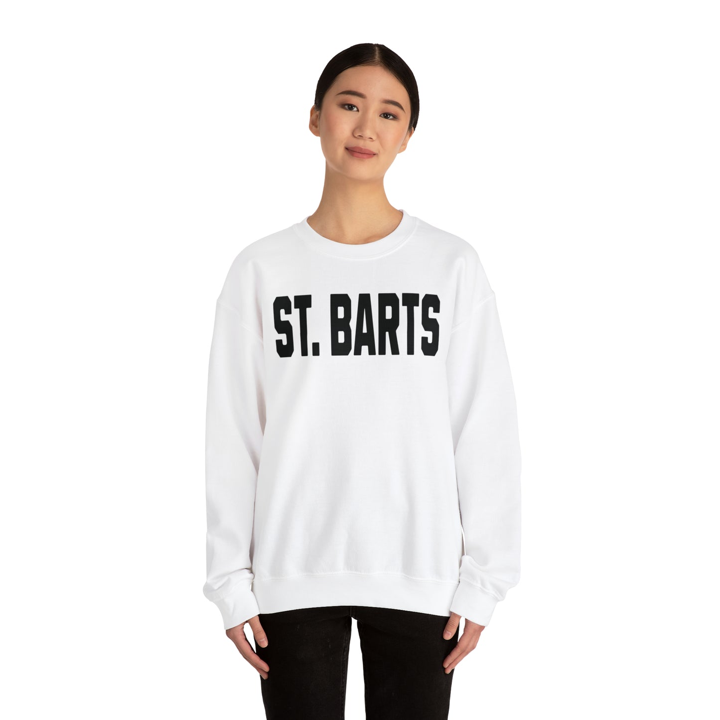 ST. BARTS Sweatshirt, College Sweatshirt, University Crewneck, Oversized Sweatshirt, Trendy Aesthetic Sweatshirt, VSCO Sweatshirt