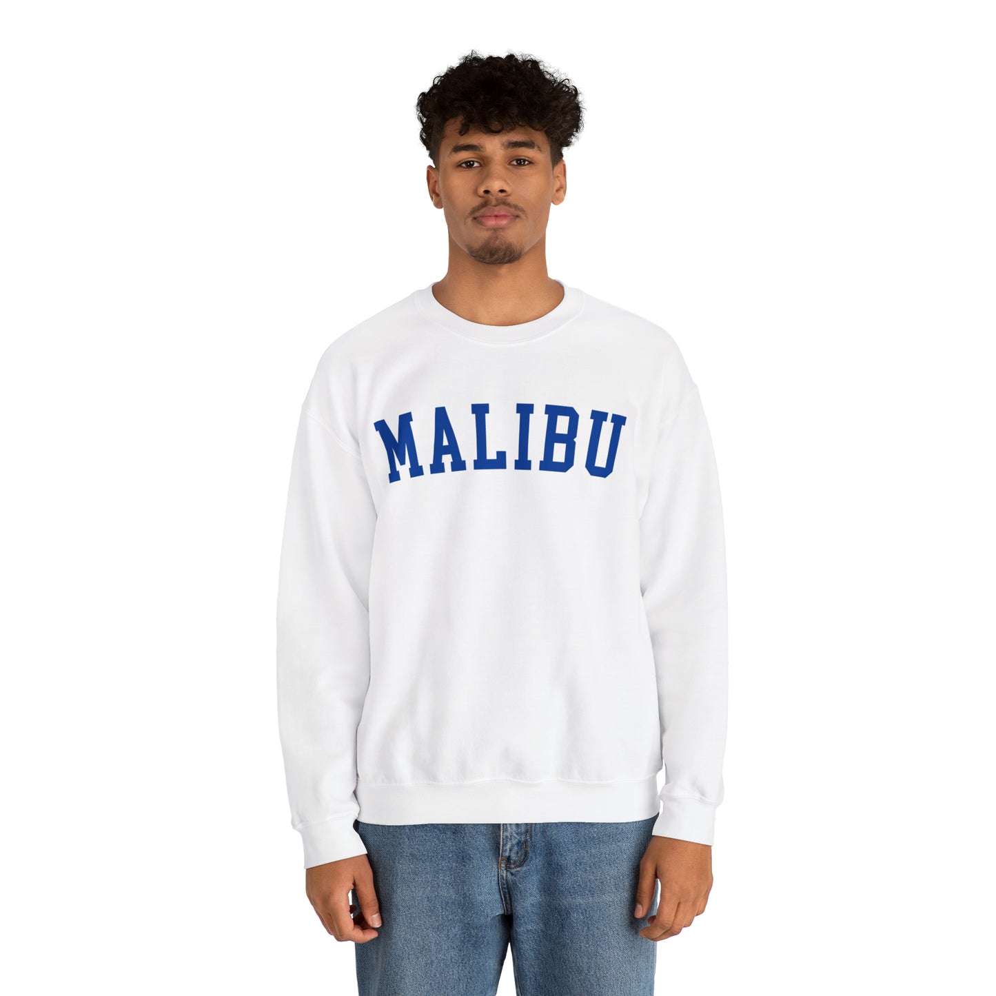 MALIBU Sweatshirt, College Sweatshirt, University Crewneck, Oversized Sweatshirt, Trendy Aesthetic Sweatshirt, VSCO Sweatshirt