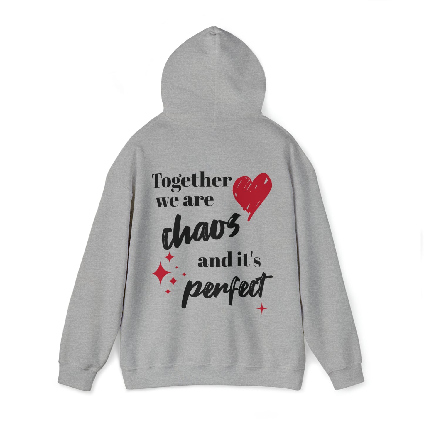 Together We Are Chaos Hoodie, Aesthetic Hoodies, Trendy Oversized Sweatshirts, Quote Sweatshirt