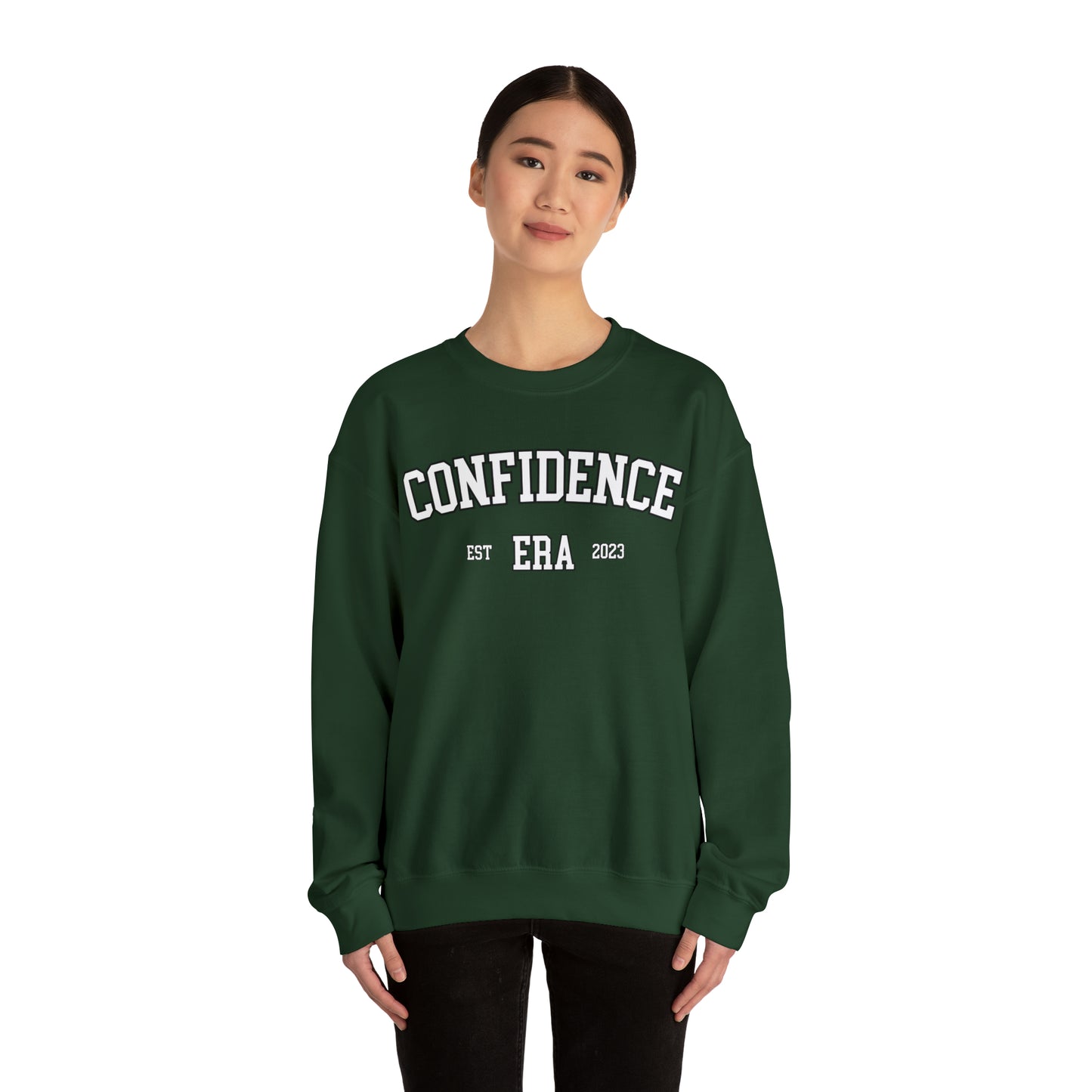 Inspiration Motivation College Sweatshirt, In My Confidence Era Aesthetic Trendy Sweatshirt, University Crewneck, Oversized Sweatshirt