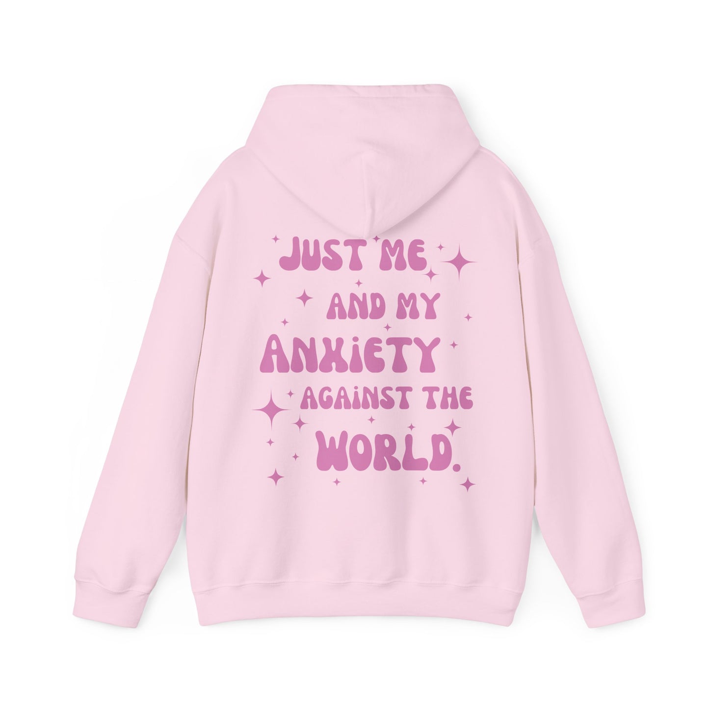 Me and My Anxiety Hoodie, Mental Health Sweatshirt, Self-Care Gift for Friend, VSCO Aesthetic Trendy Oversized, Therapist Shirt, Tik Tok