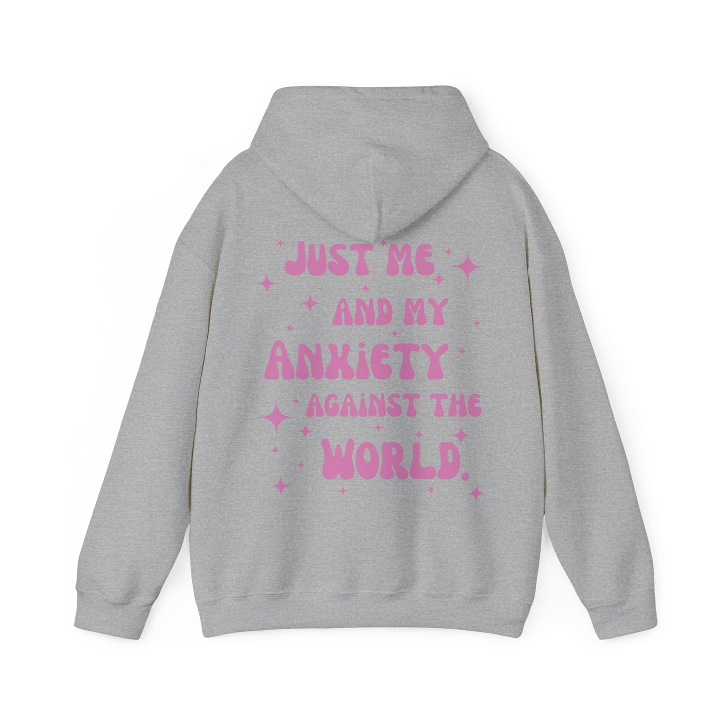 Me and My Anxiety Hoodie, Mental Health Sweatshirt, Self-Care Gift for Friend, VSCO Aesthetic Trendy Oversized, Therapist Shirt, Tik Tok