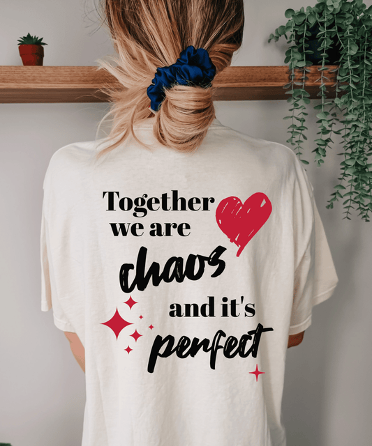 Together We Are Chaos Shirt, Oversized TShirt, Trendy Aesthetic Tee, Quote Shirts