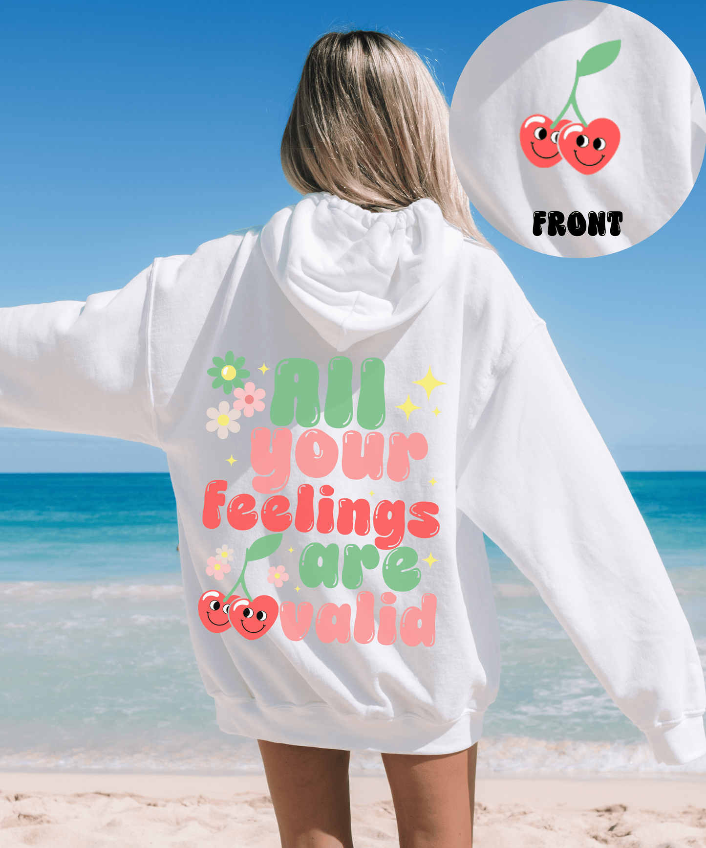 Mental Health Hoodie, Aesthetic VSCO Trendy Sweatshirt, Self Love Oversized Hoodie, Words Matter Sweatshirt, Tik Tok Hoodie, Tiktoker Gift