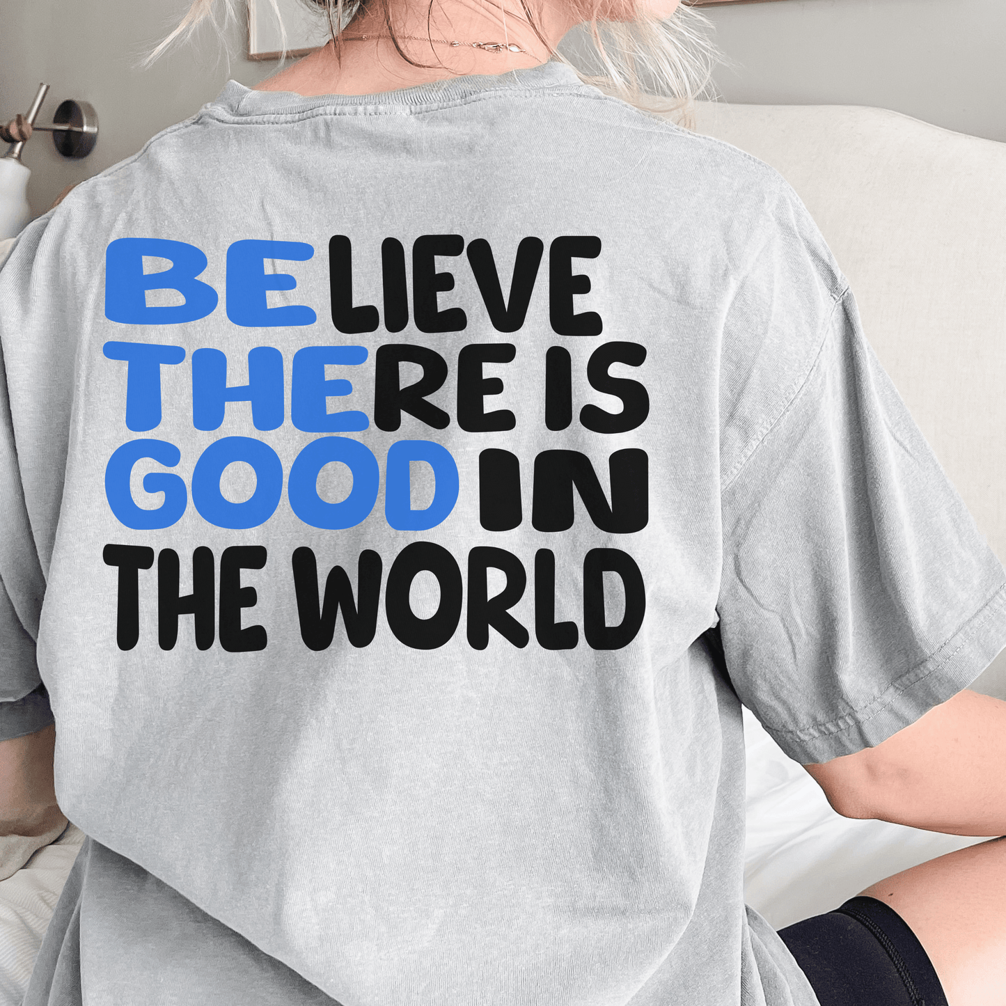 Comfort Colors Inspiration Shirt, Aesthetic VSCO Trendy Oversized Tshirt, Mental Health Gift, Inspire Shirt Motivational Tee, Believe Shirt