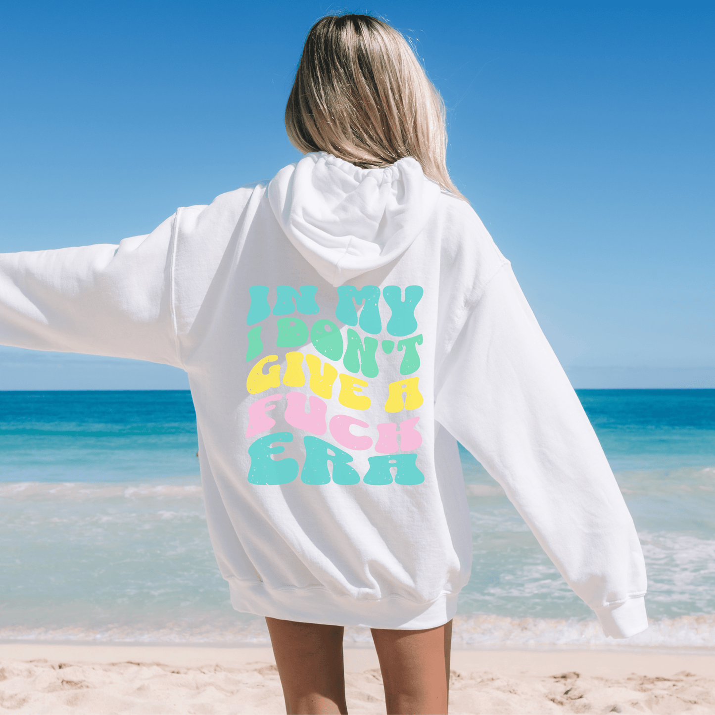 I Don't Give A Eff Era, Empowerment Hoodie, Aesthetic Trendy Oversized Crewneck Sweatshirt, Mental Health Sweatshirt, Funny Hoodie