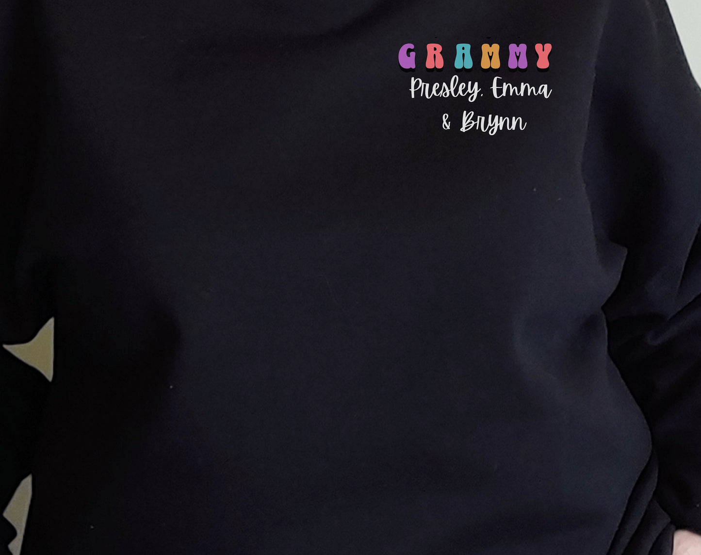 Custom Grandma Gift Sweatshirt Grandparent Gifted For Grandma Personal Grandma Gift Kids Names Personal Grandma Custom Grandma Shirt Gifted