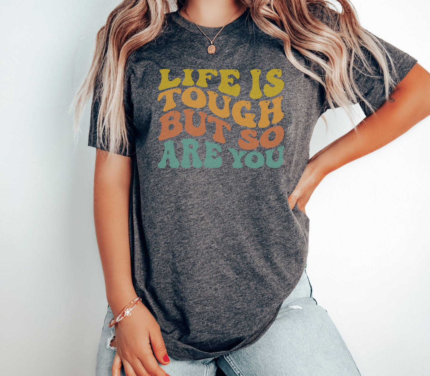 Inspirational TShirt Sarcastive Funny Shirt Wavy Text Shirt Wavy Words Shirt Retro Wavy Font Shirt Funni Fall Shirt Funny Shirt Giftful