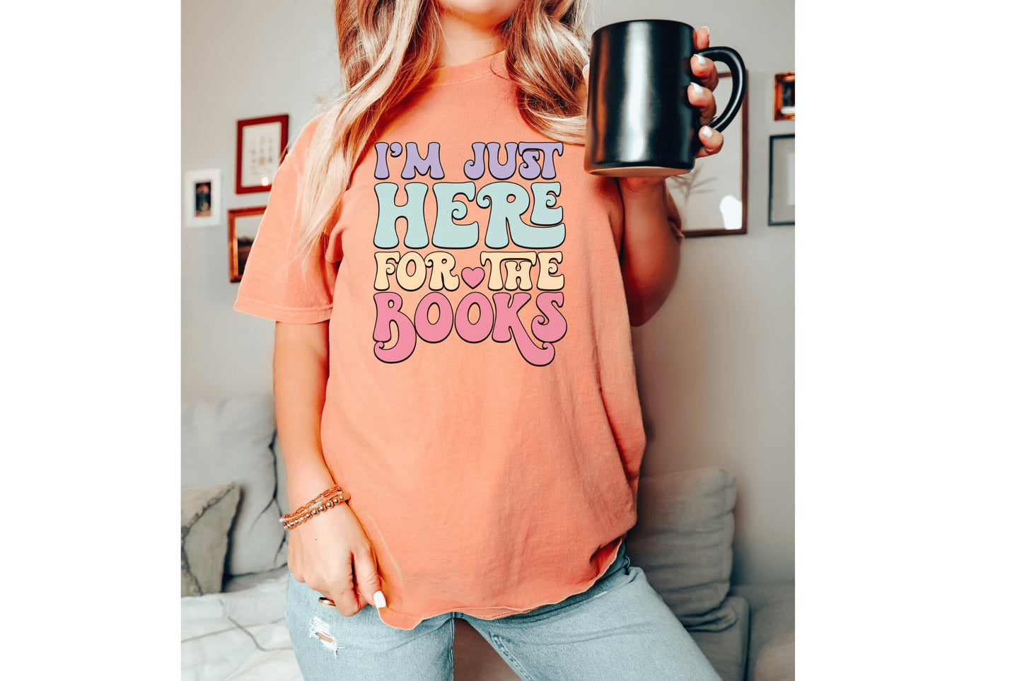 Book Lover Aesthetic Retro Shirt Fully Gifted Book Lovertee Book Lover Tshirt Bookish Clothing Gifts For Book Lovers-Women Wavy Text Sweater