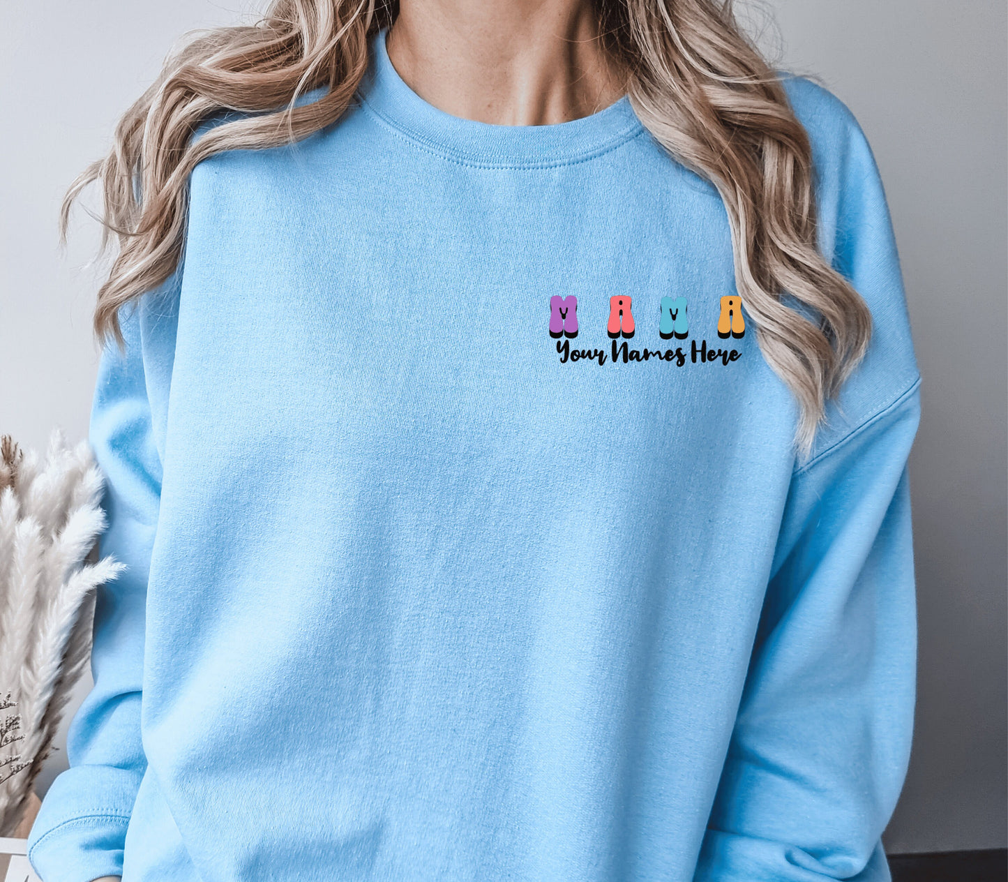 Custom Mama Kids Names Gifted Mama Personal Shirt Gift Custom Mama Sweatshirt Crewneck Personally Custom Gift For Mom Custom Mom Sweater