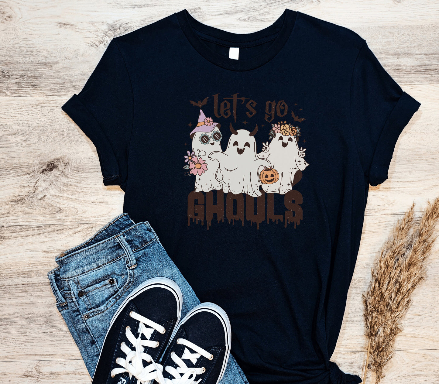 Retro Halloween Shirt Hippie Halloween Shirte Halloween PartyTee Halloween Tee Gifted Fall Shirt Cute Spookie Season Giftful Halloween Gift