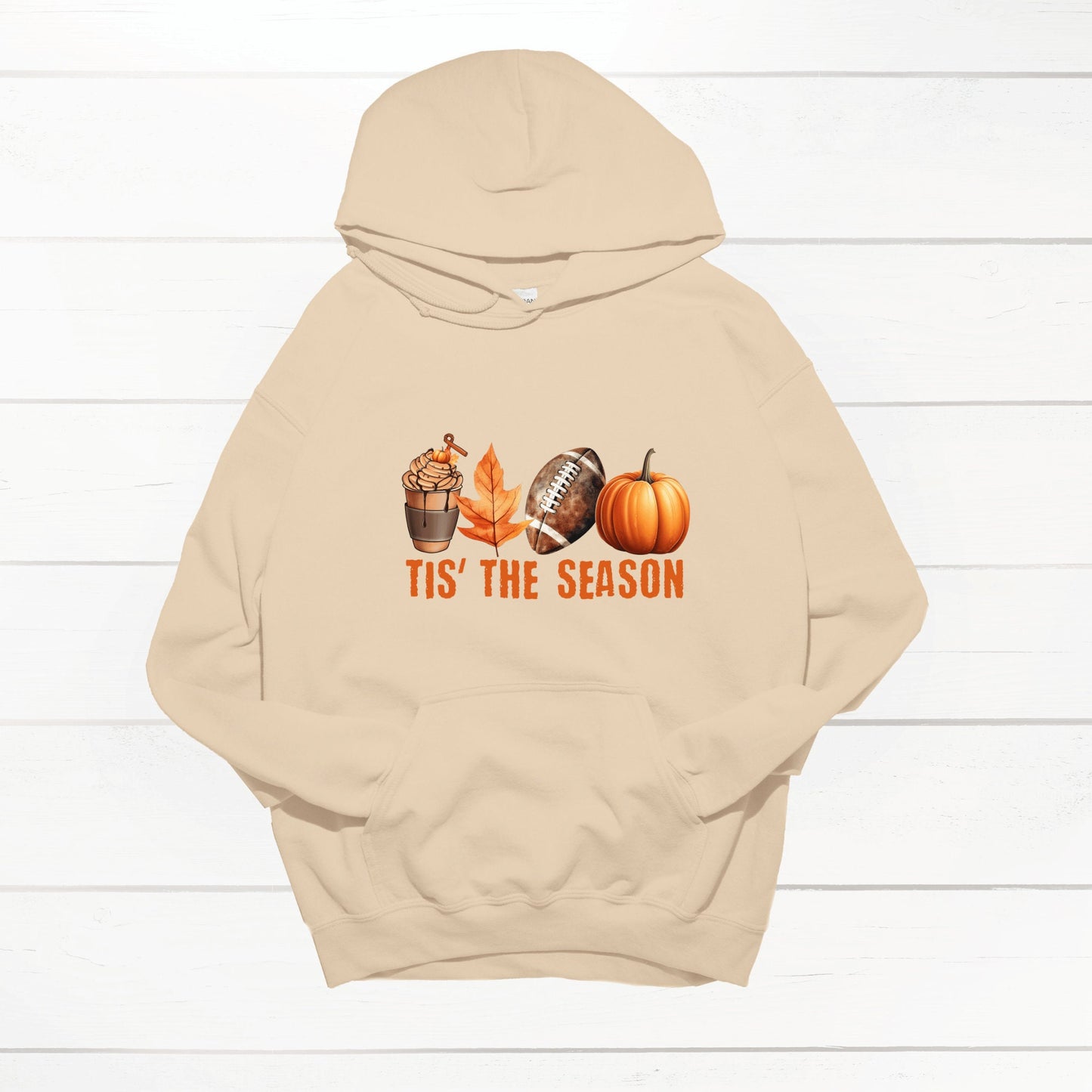 Trendy Aesthetic Fall Pumpkin Sweatshirt, Tis The Season Fall Hoodie, Coffee Lovers Hoodie, GameDay Football Sweater, Spooky Season Cuteness