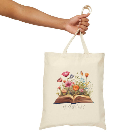 Book People Wildflower Tote Bag Gift Book Person Aesthetics Lover Totebag Bookish Canvas Tote Bookworm Gifts for Books Lovers Flowers Totes