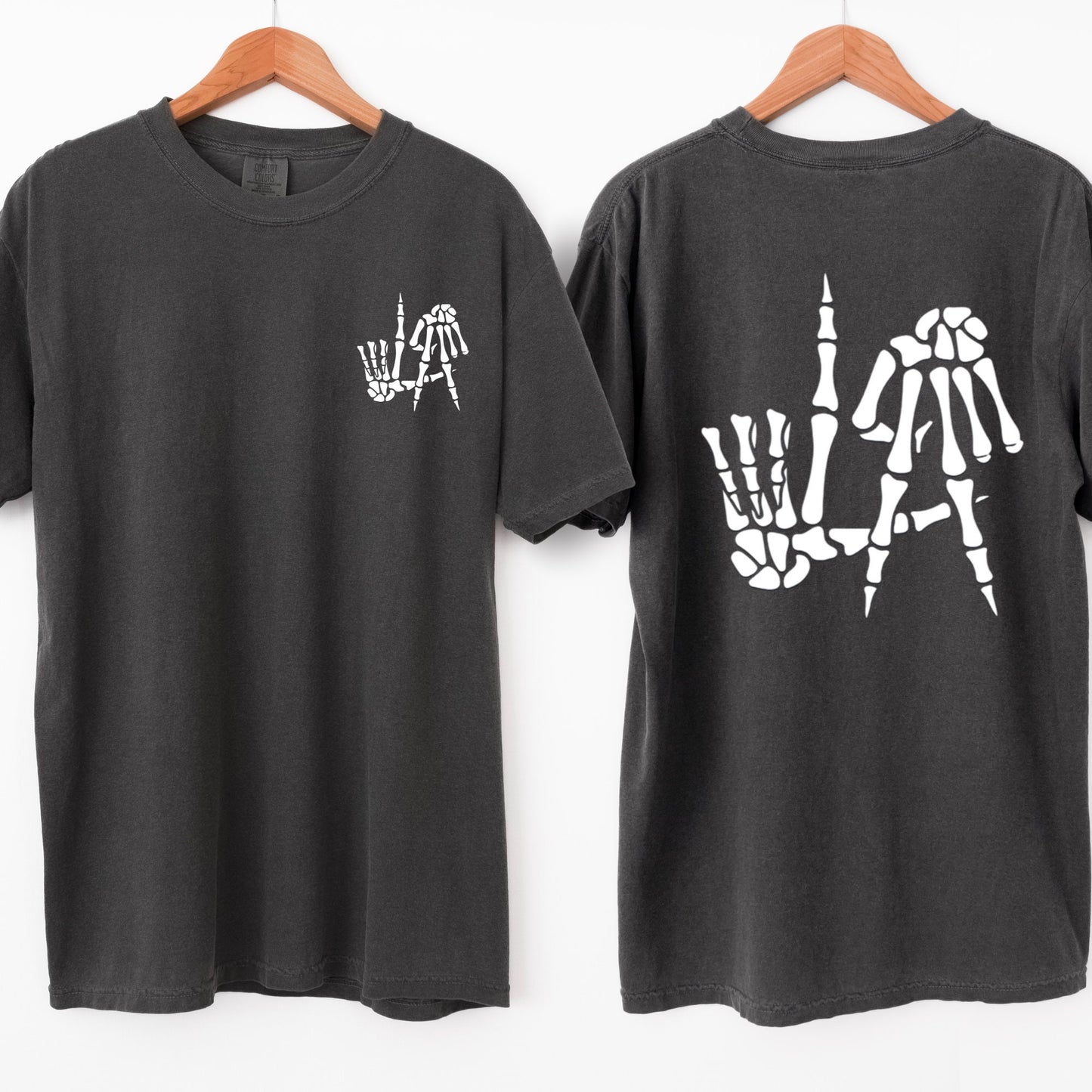 Skeleton Los Angeles Shirt Halloween Large Skeleton LA Shirt Cu tee Los Angeles Halloween Shirt Seasonal Vibes Spooky Season Vibes Skeleton