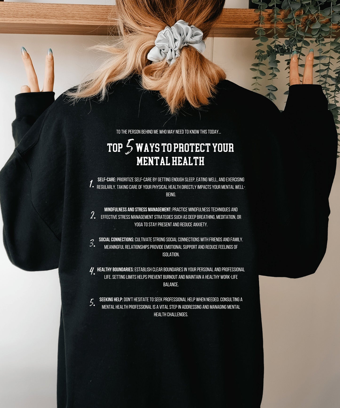 Self Love Mental Health Sweatshirt, Selfcare Sweatshirt, Tik Tok VSCO Sweatshirt Y2K Tiktoker Aesthetic Positive Sweatshirt Trendy Oversized