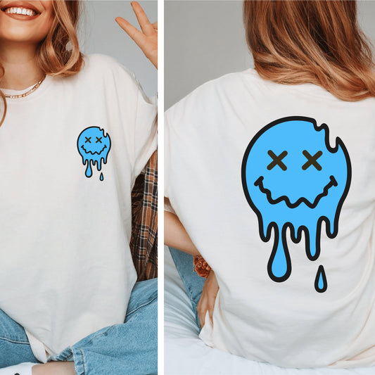 Smiley Faces Gift Sweatshirt Crewneck, Trendy Aesthetics Sweatshirts, Retro Smiley Faces, Happy Smiley Faces, Oversized Tik Tok