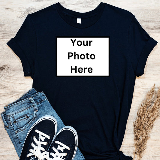 Custom Shirt, Custom Photo Shirt, Customized Photo Shirt, Photo Shirt Custom Tshirt, Custom Shirt Gift, Picture Sweatshirt, Photo Sweatshirt